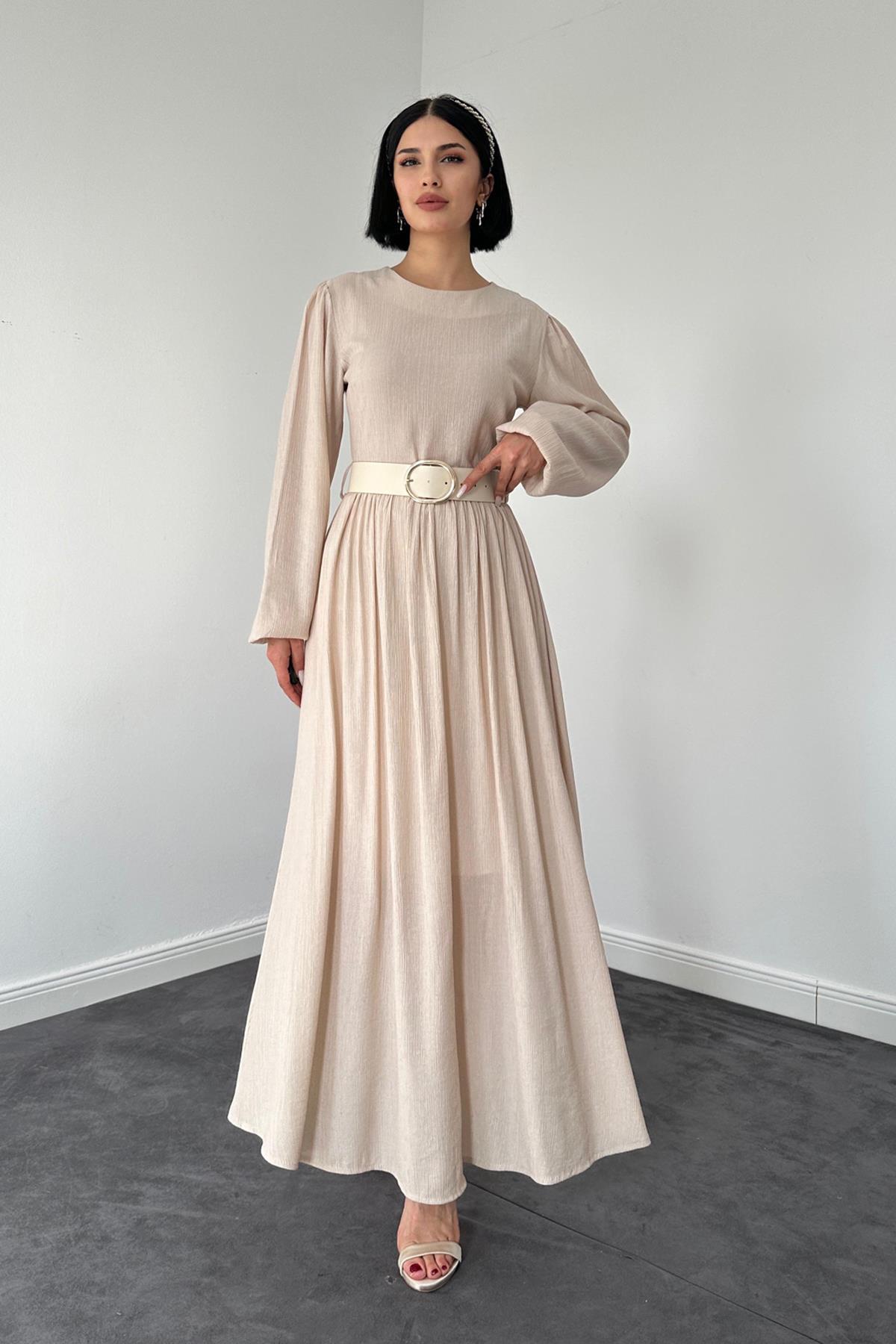 beige felicity modest elegant formal dress