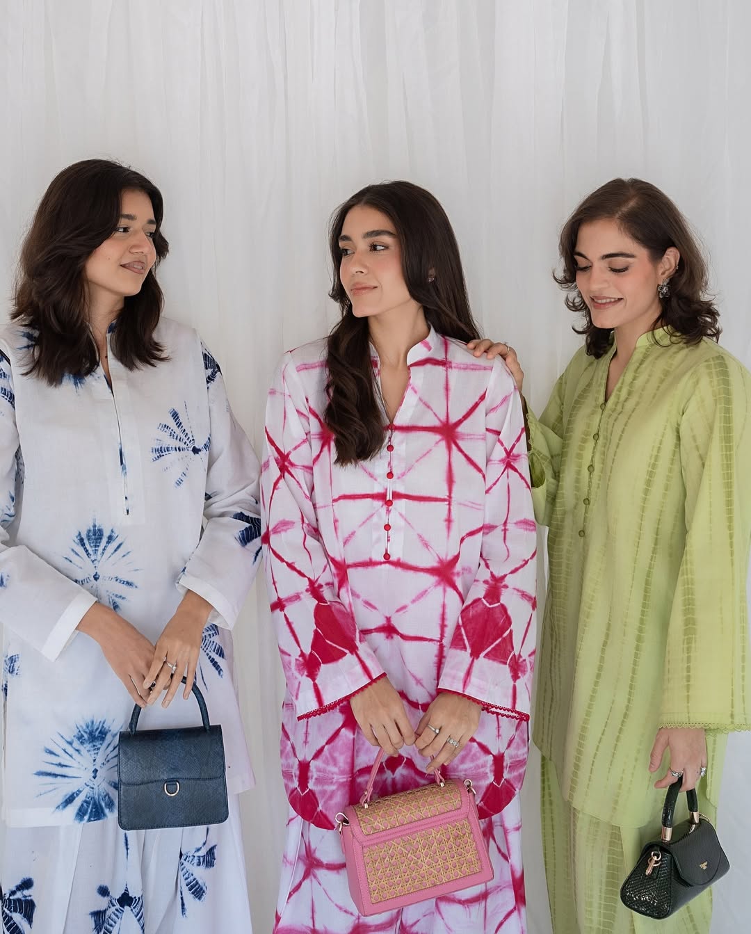 Pink Tie-Dye Farshi Flow Modest Co-Ord Set