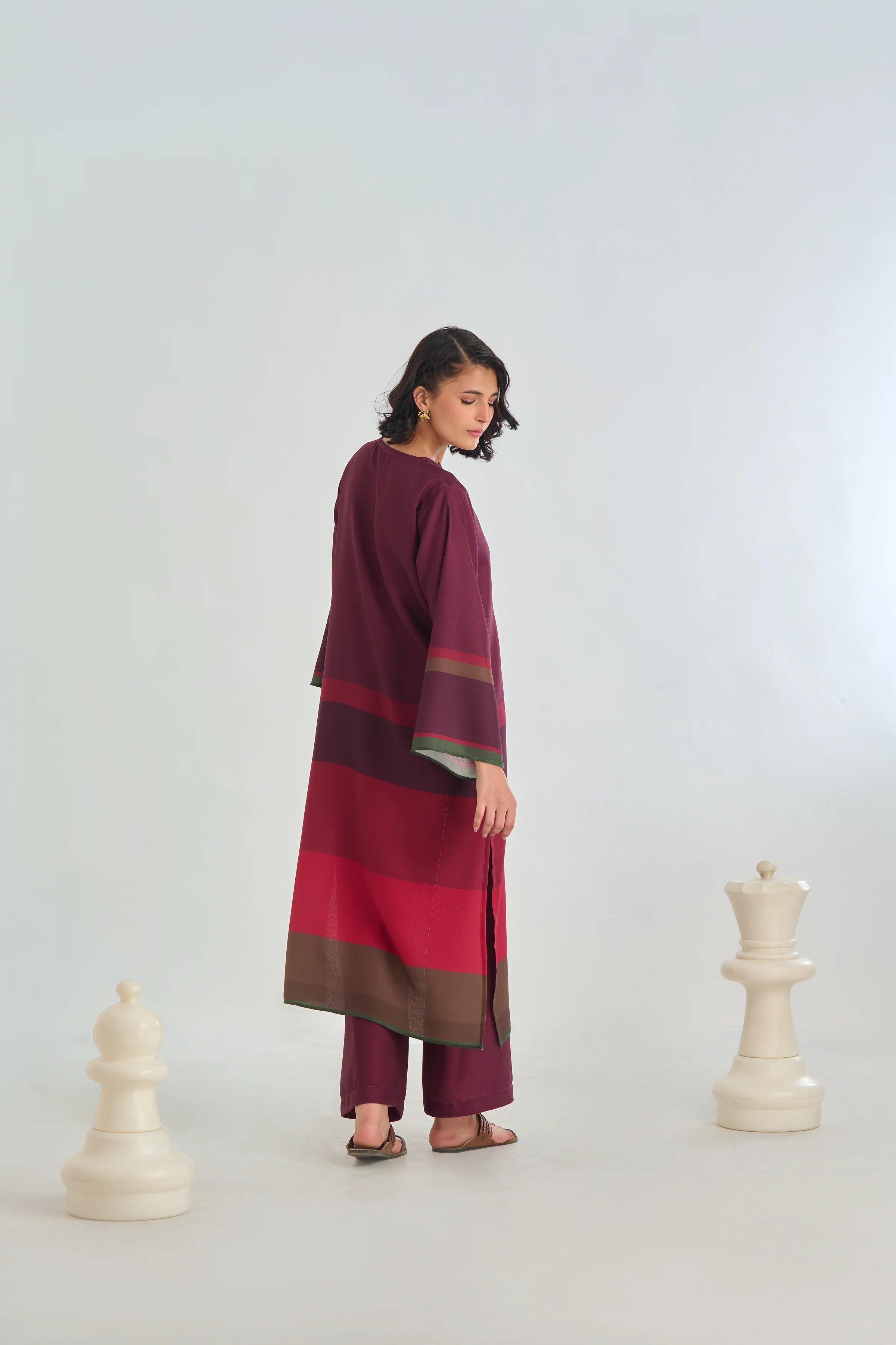 Berry Ombre Élan Modest Co-Ord Set