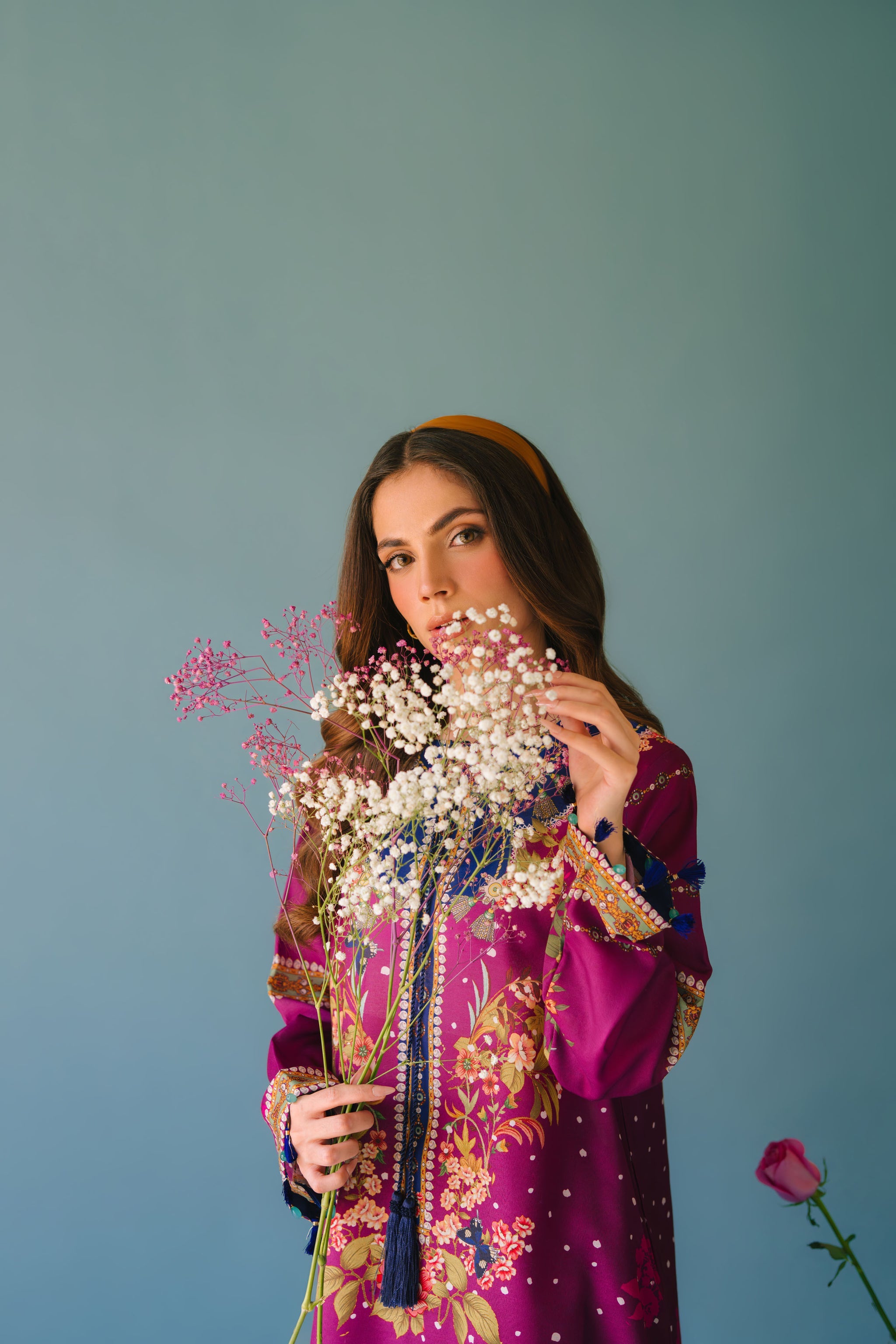 Magenta Bloom Modest Co-Ord Set