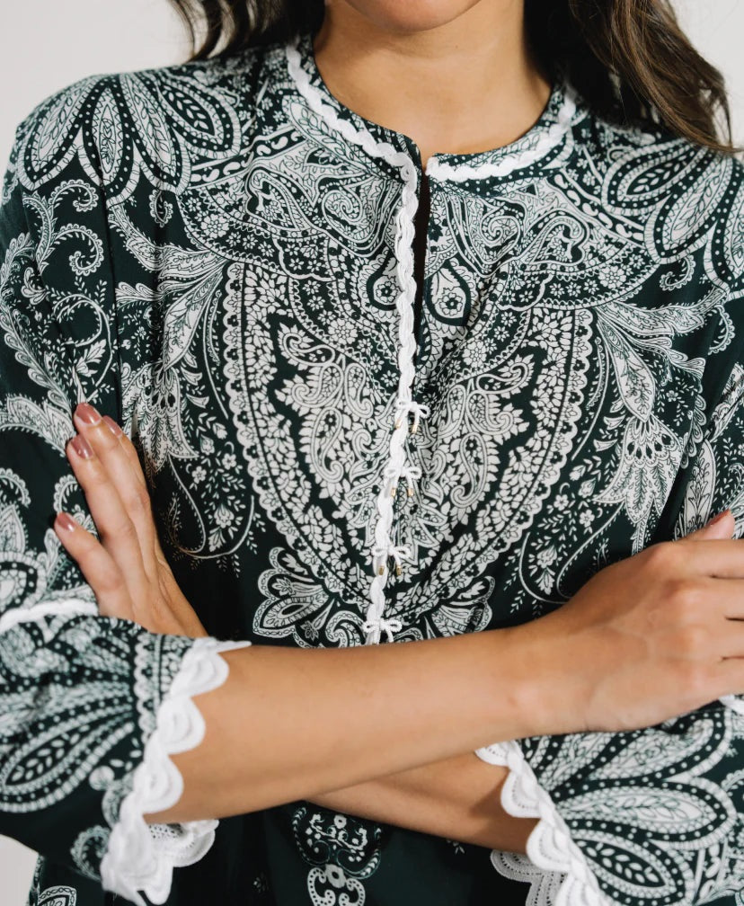 Emerald Paisley Grace Modest Co-Ord Set