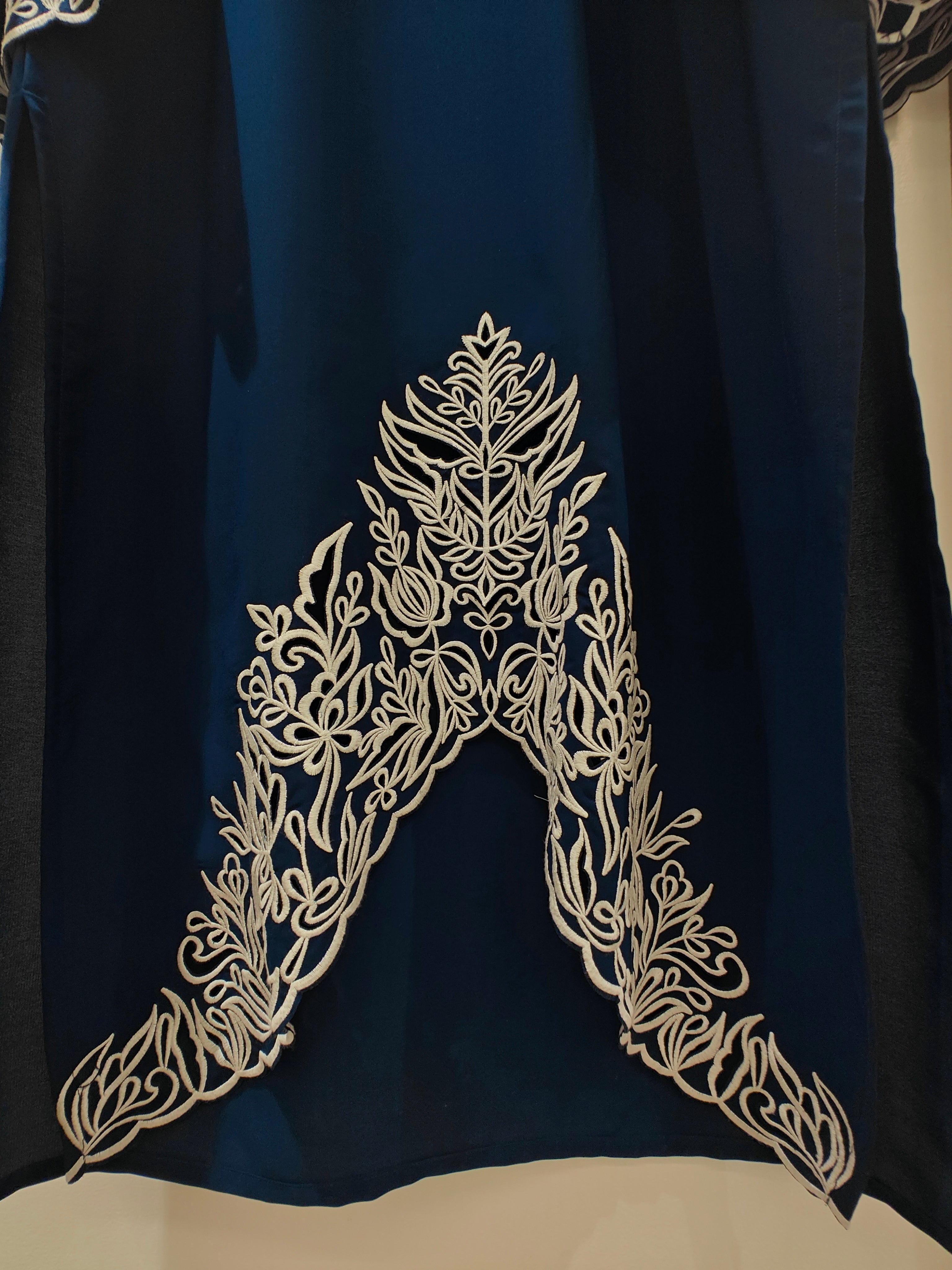 Teal Royale Grace Embroidered Signature Modest Co-Ord Set