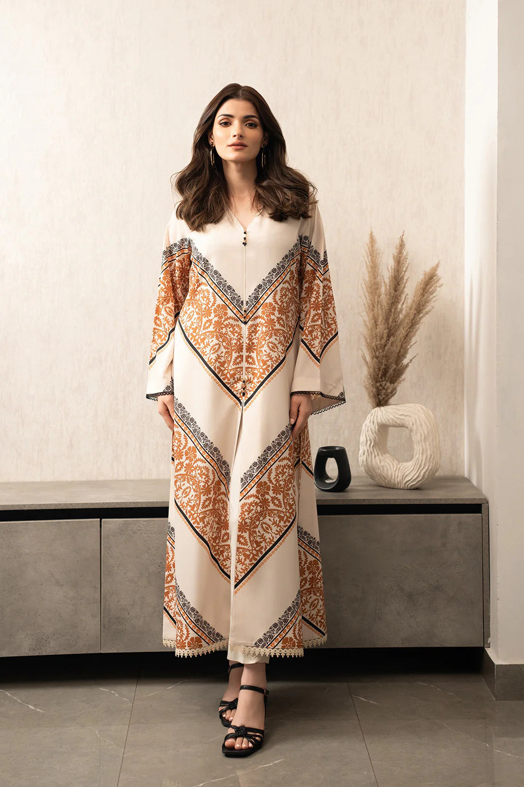 Clay Mosaic Luxe Modest Co-Ord Set