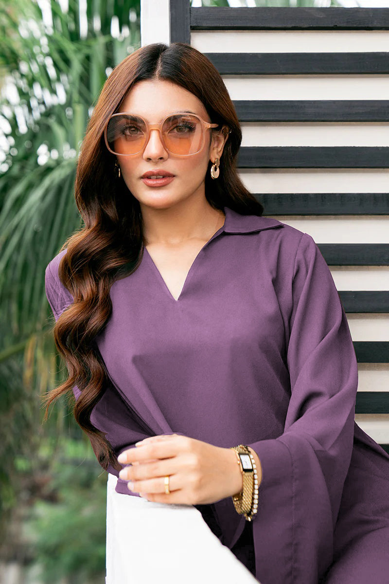 Salmon Luxe Signature Modest Co-Ord Set