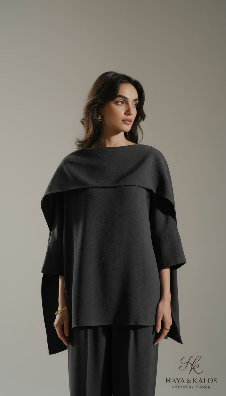 midnight diamondflow modest co ord set