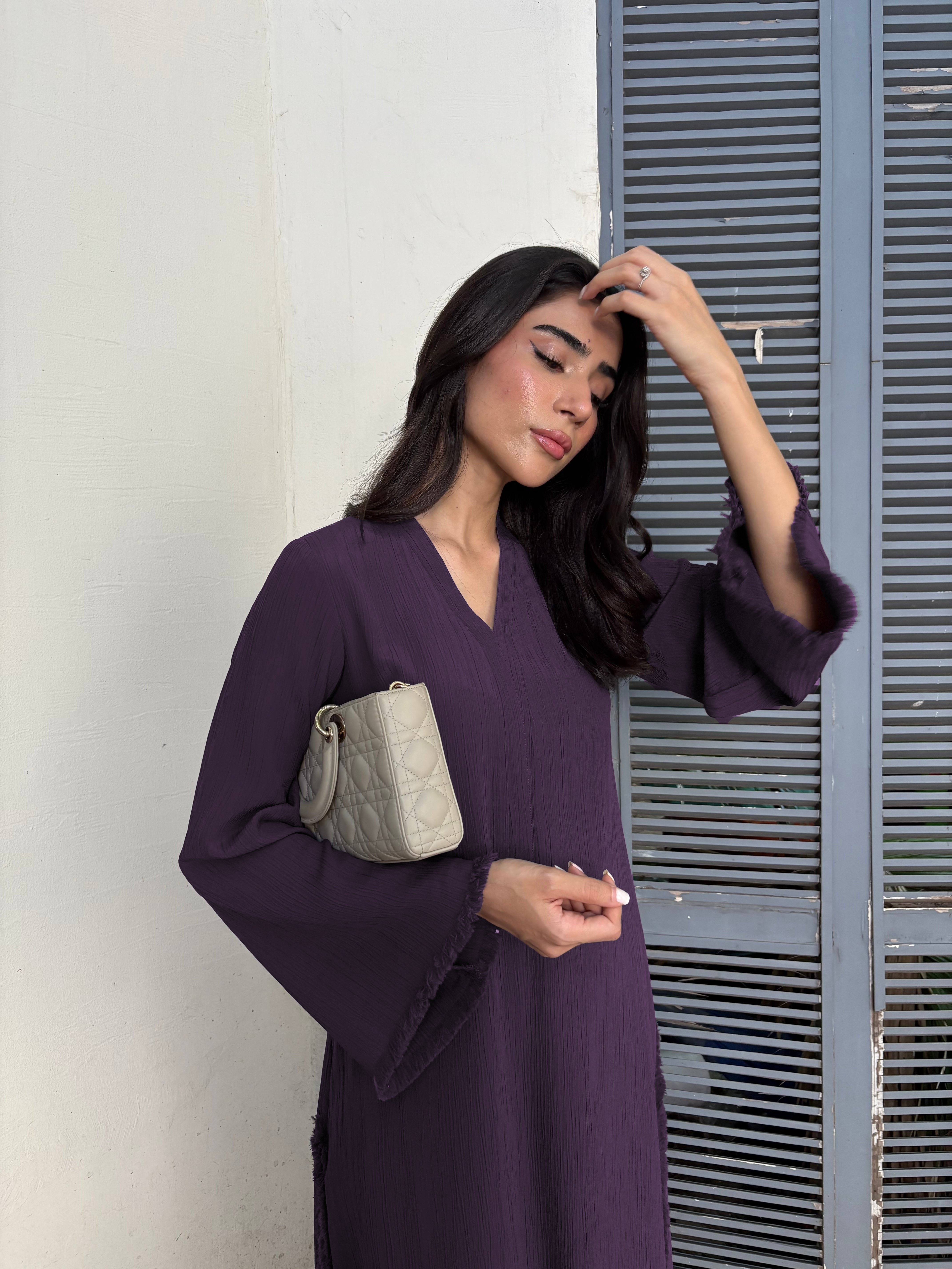 relaxed fit modest maxi dress wine