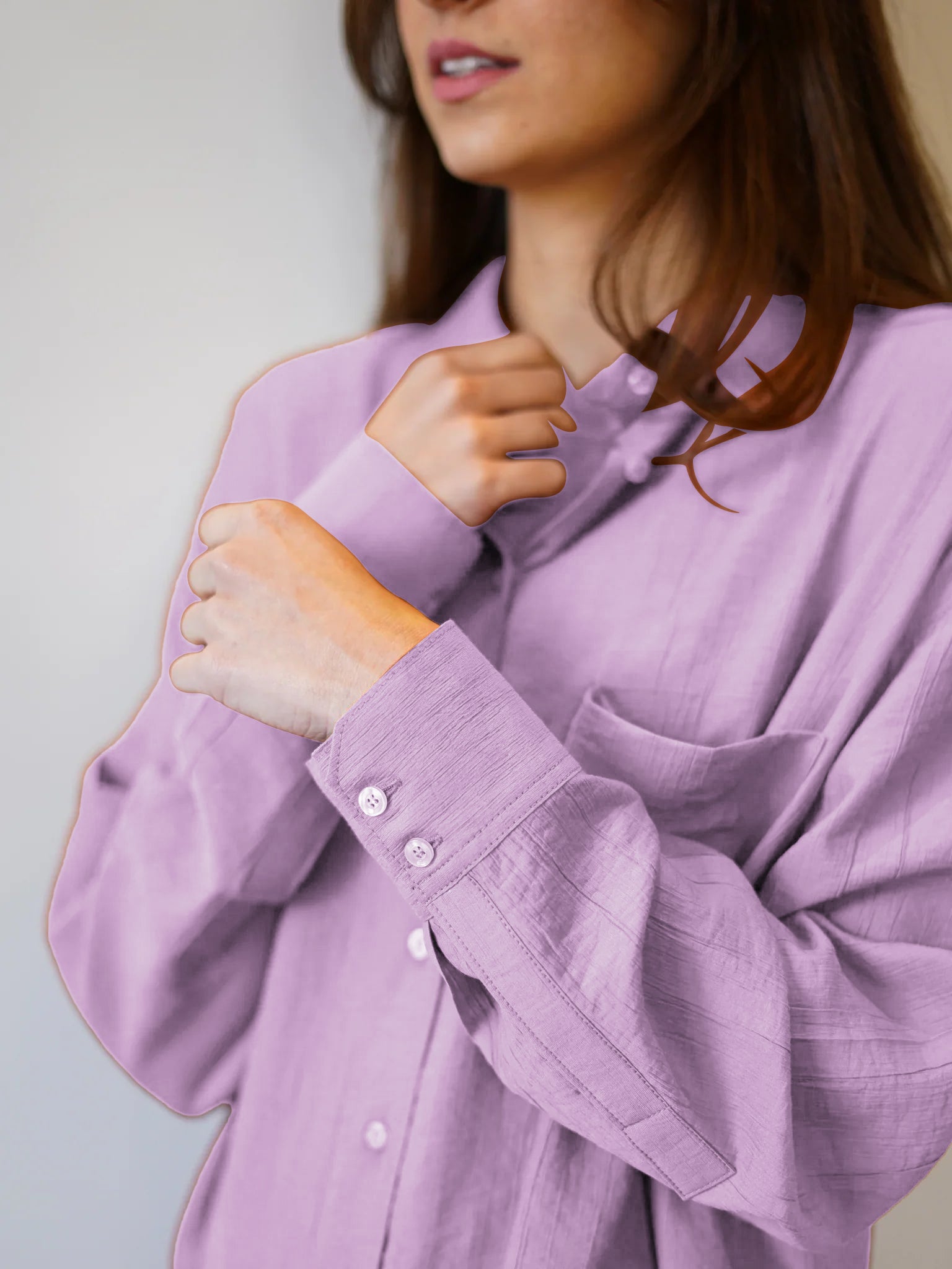 Salmon Blush CrushFlow Modest Co-Ord Set