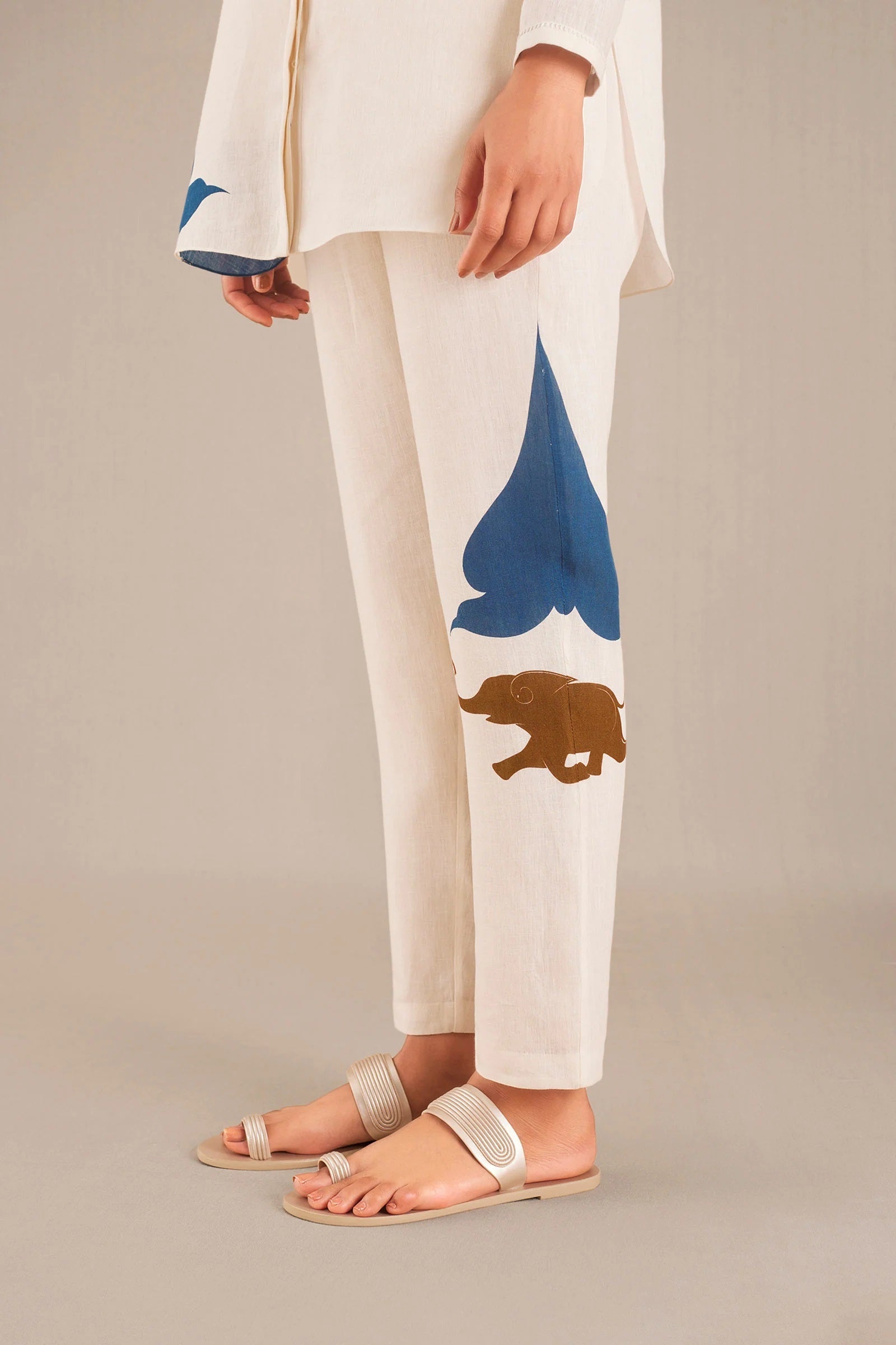 White Linen Luxe Modest Co-Ord Set