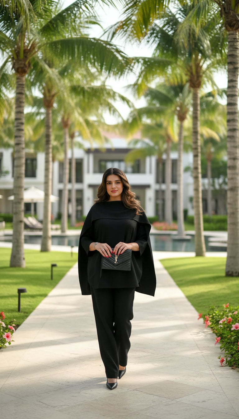 black diamond crush cape top co ord