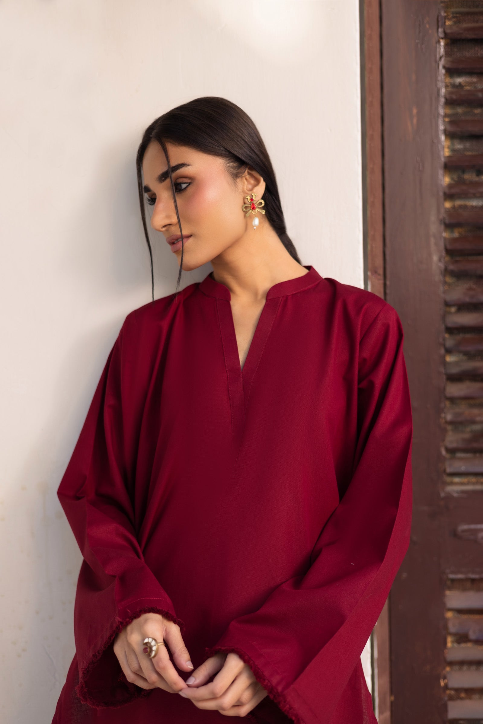 Crimson Ease Signature Modest Co-Ord Set