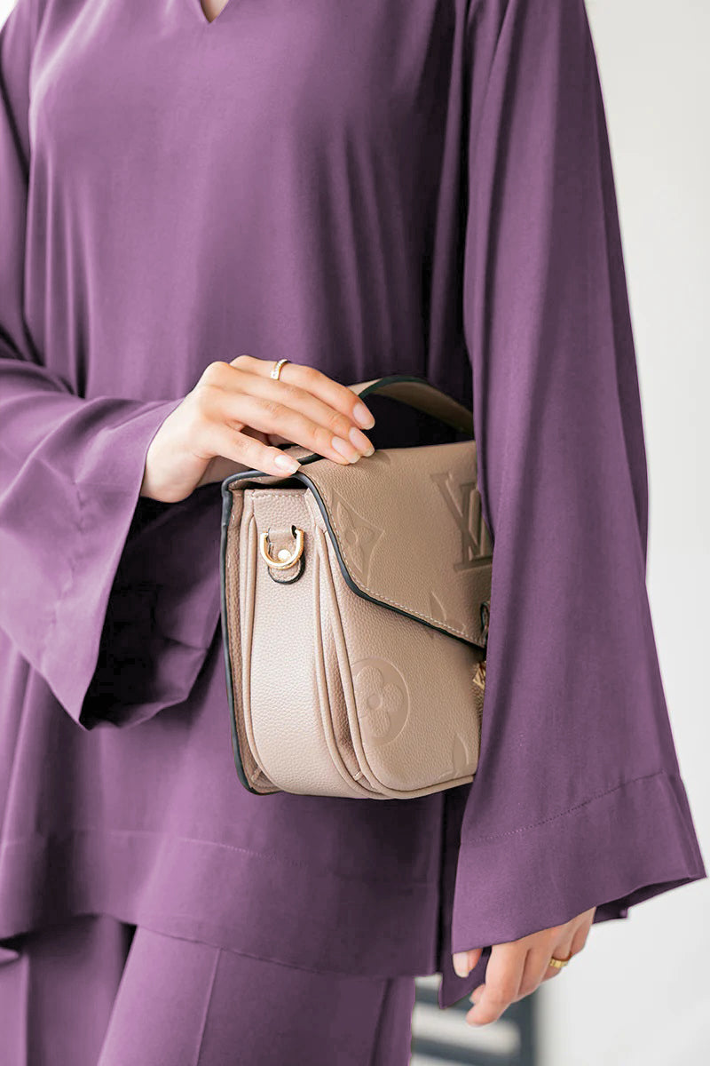 Salmon Luxe Signature Modest Co-Ord Set