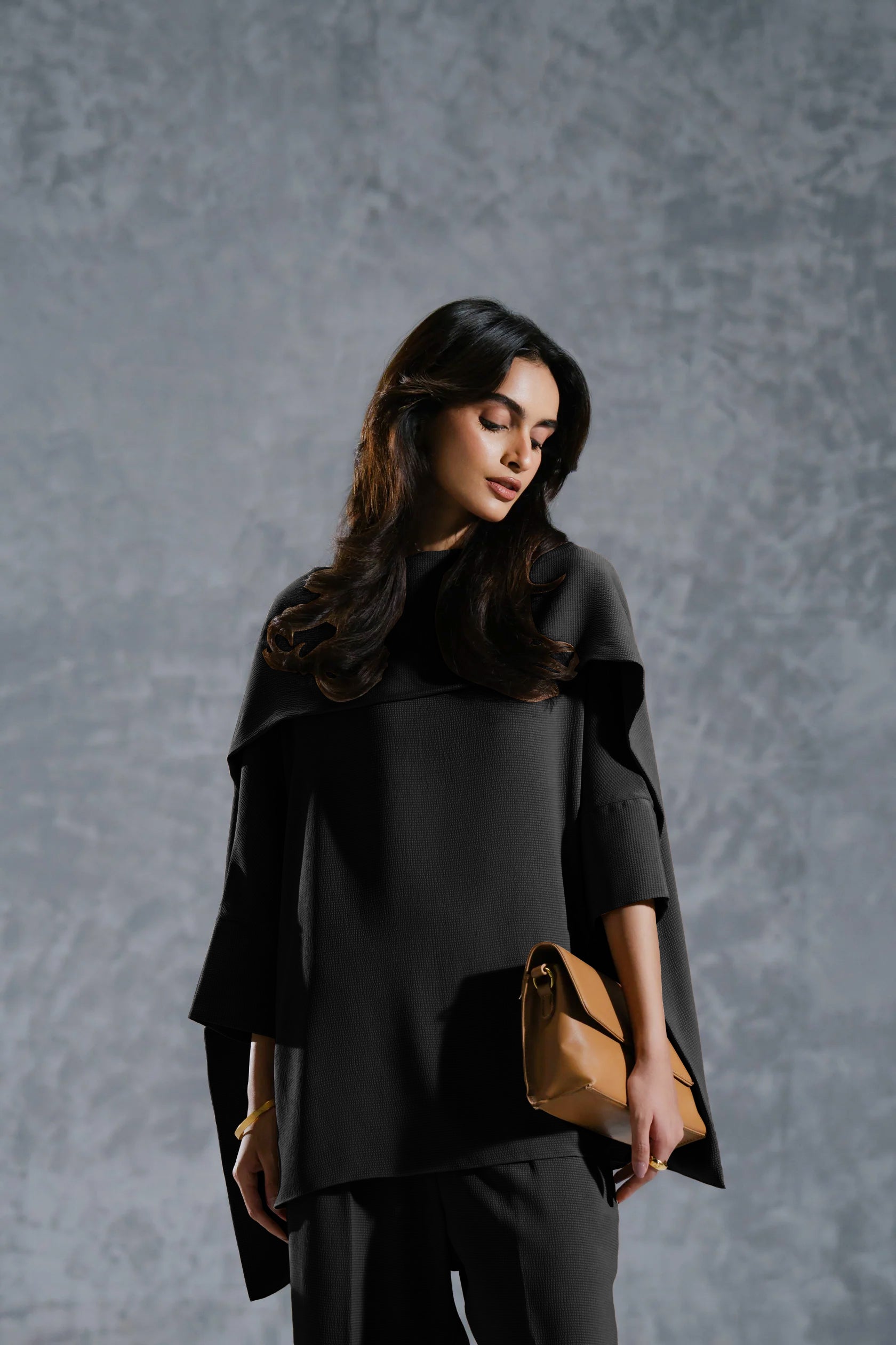 Midnight DiamondFlow Modest Co-Ord Set