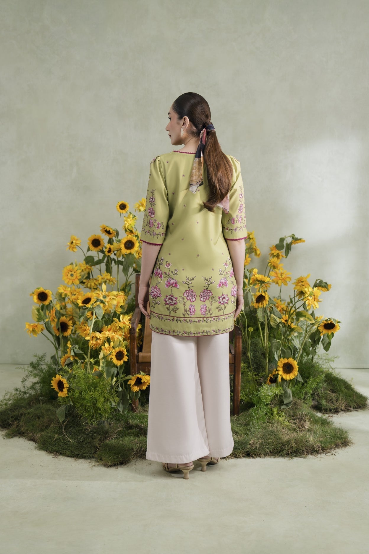 premium crepe floral coord set women