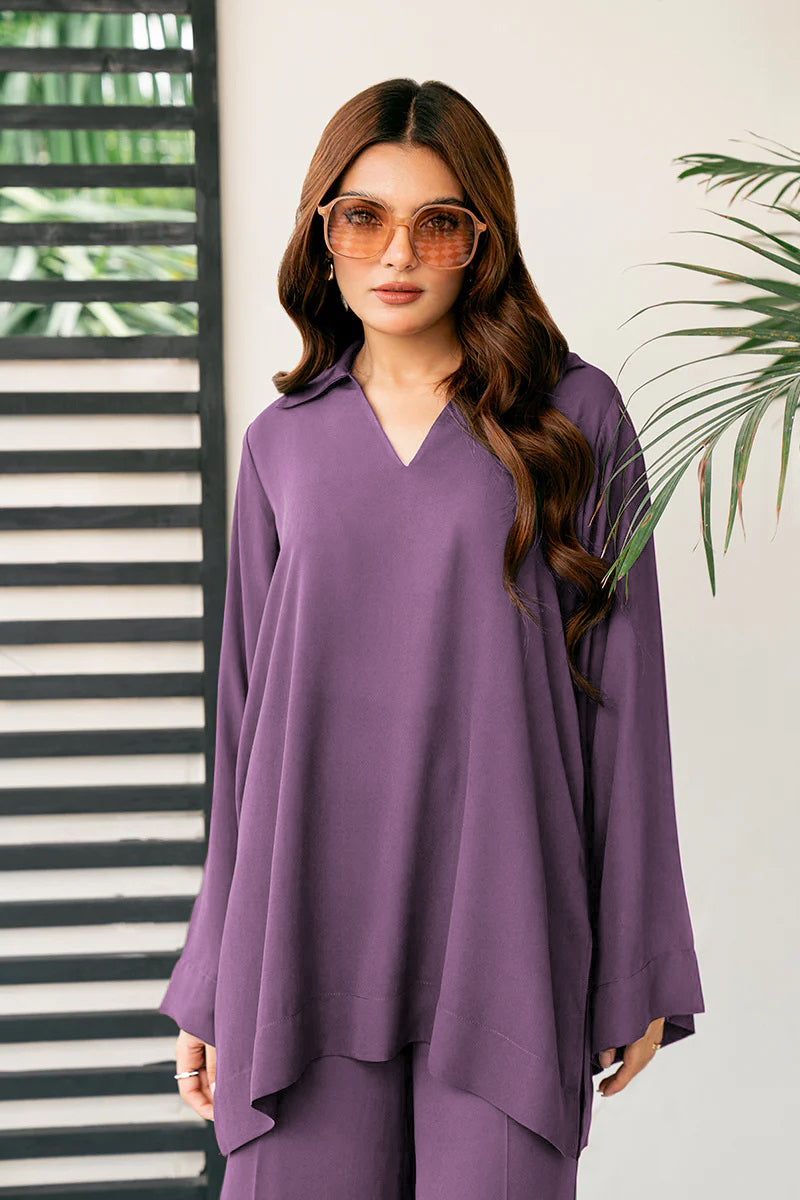 Salmon Luxe Signature Modest Co-Ord Set