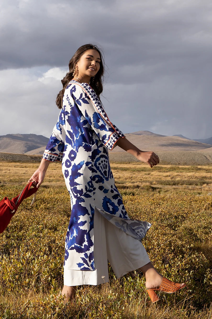 Premium modest white and floral coord sets by Haya & Kalos.