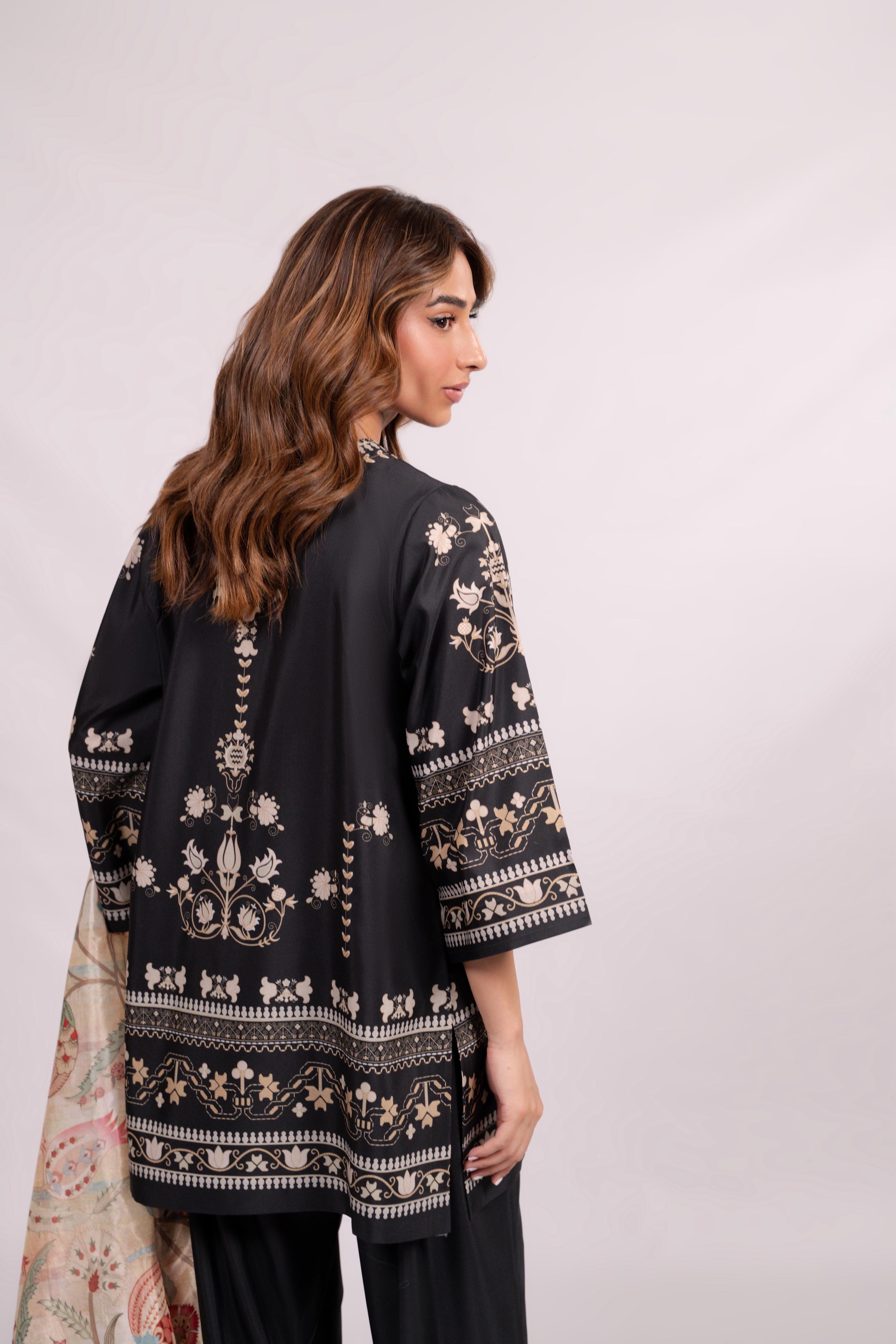 Noir Heritage Bloom Modest Co-Ord Set