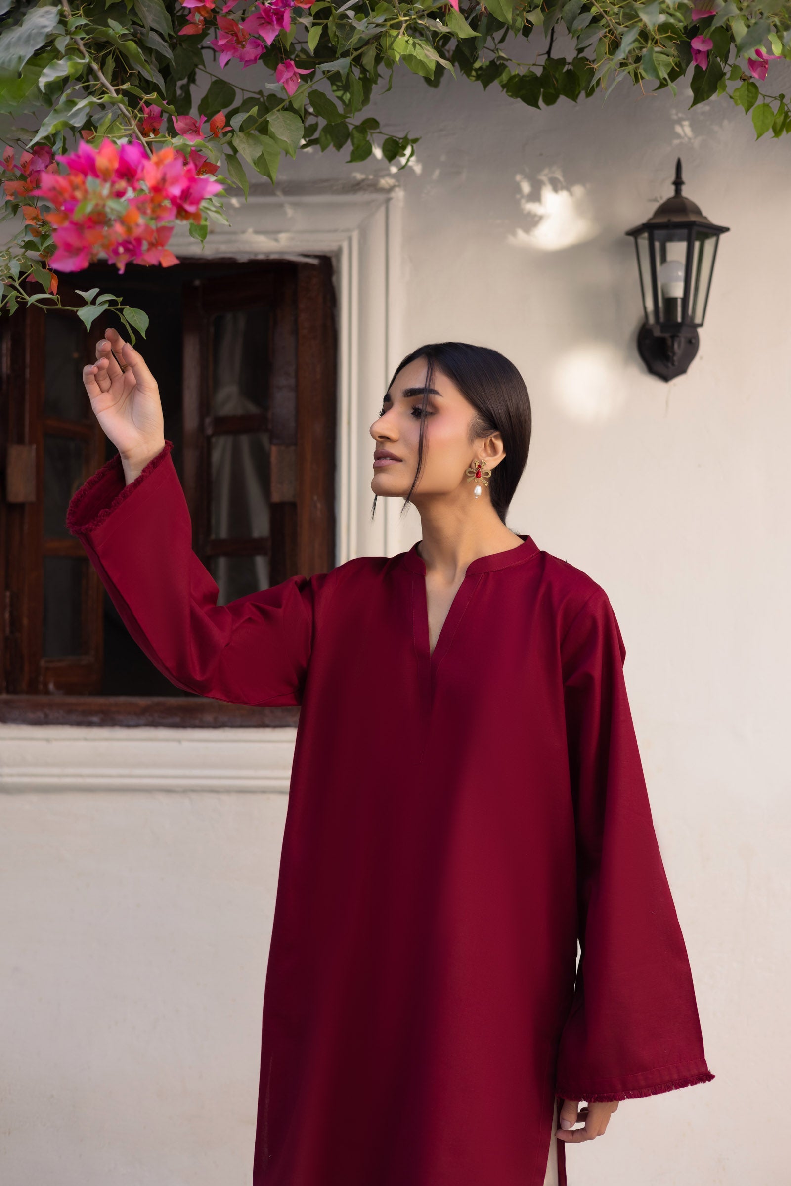 Crimson Ease Signature Modest Co-Ord Set