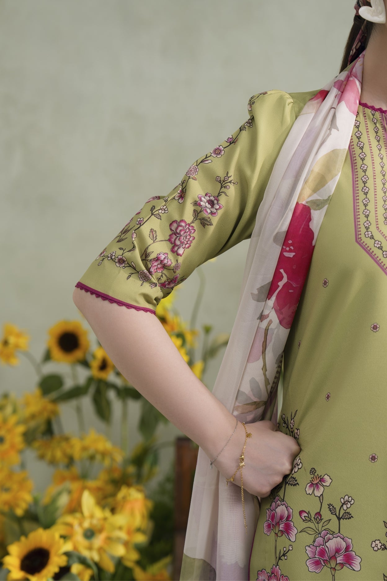 meadow green modest co ord set