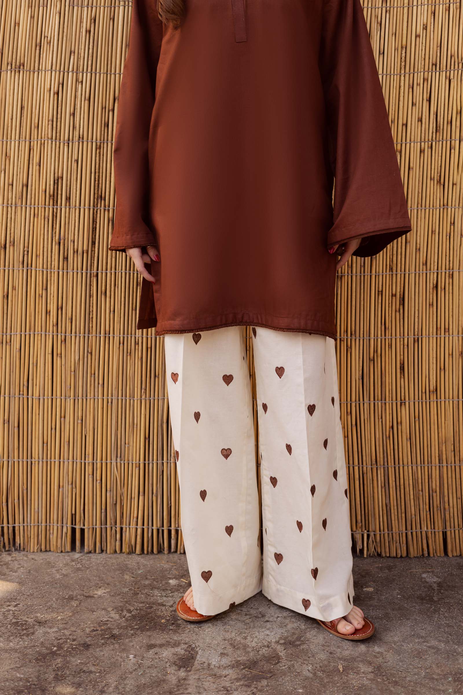 Rust Noor Ease Signature Modest Co-Ord Set