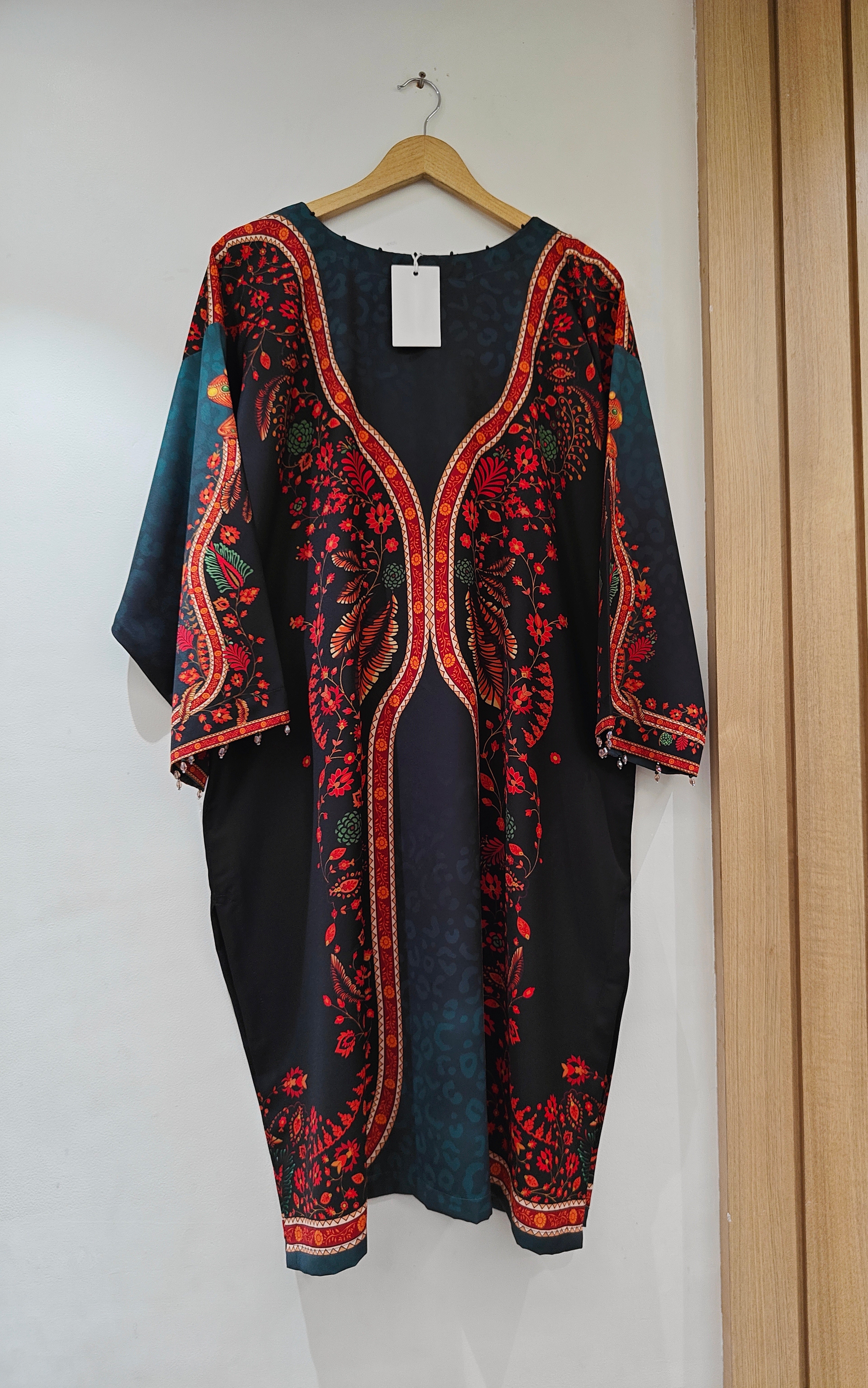 French Moss Flare Atelier Modest Co-Ord Set with Scarf