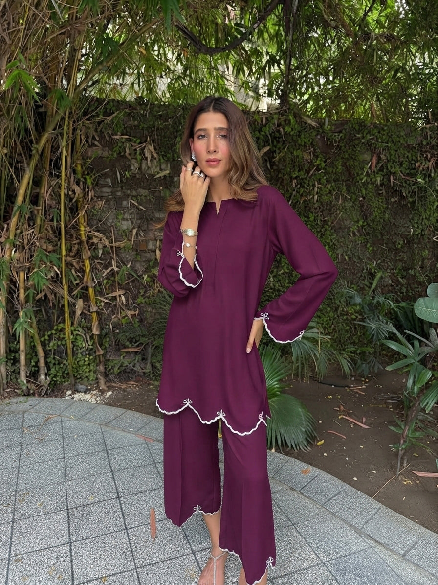 Aster Curve Atelier Modest Co-Ord Set