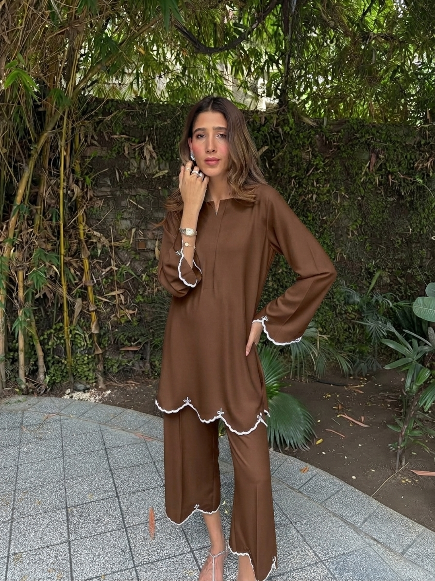 Aster Curve Atelier Modest Co-Ord Set