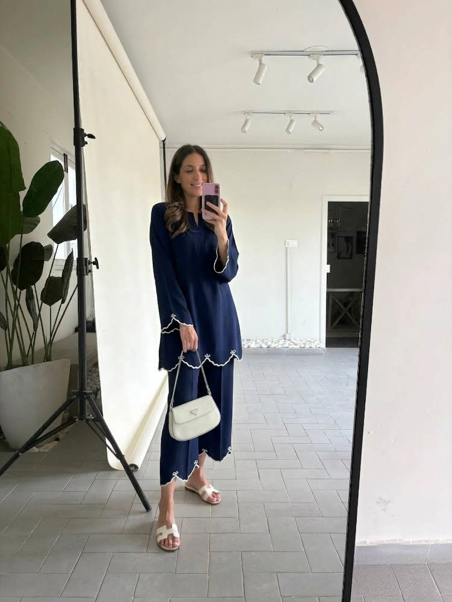 Aster Curve Atelier Modest Co-Ord Set