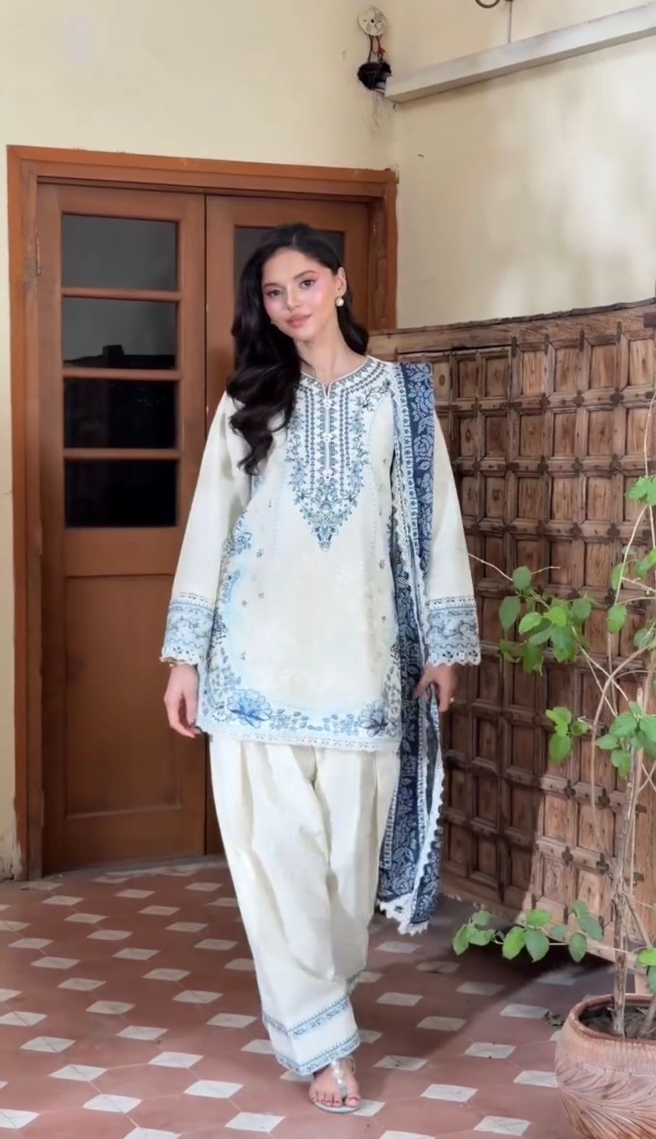 haya kalos blue whisper farshi set