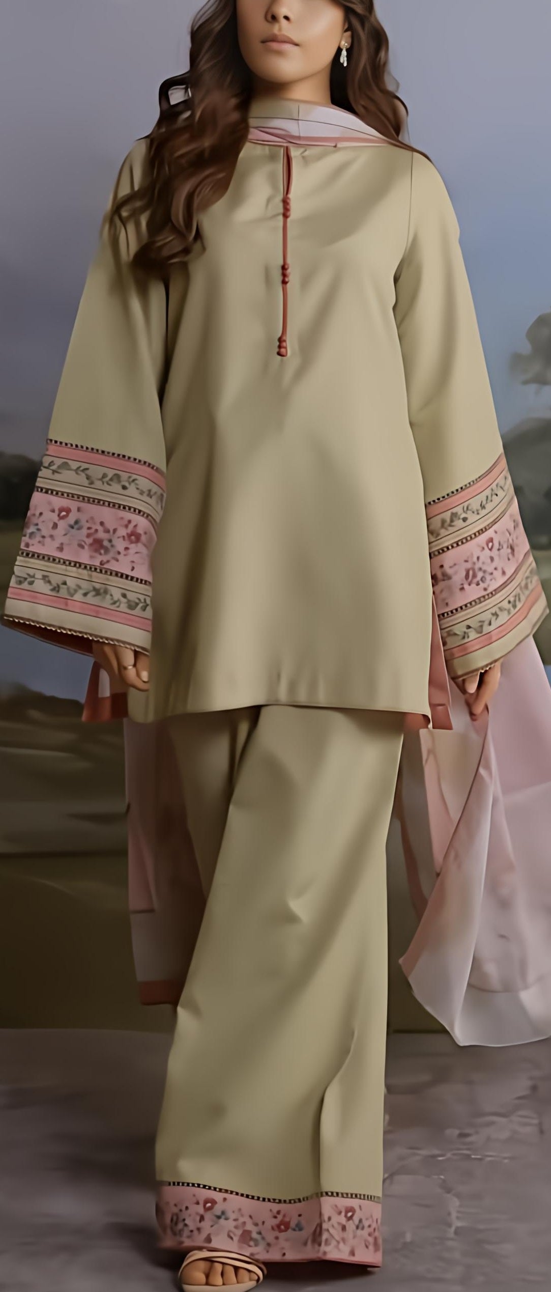 breathable everyday modest kurta set
