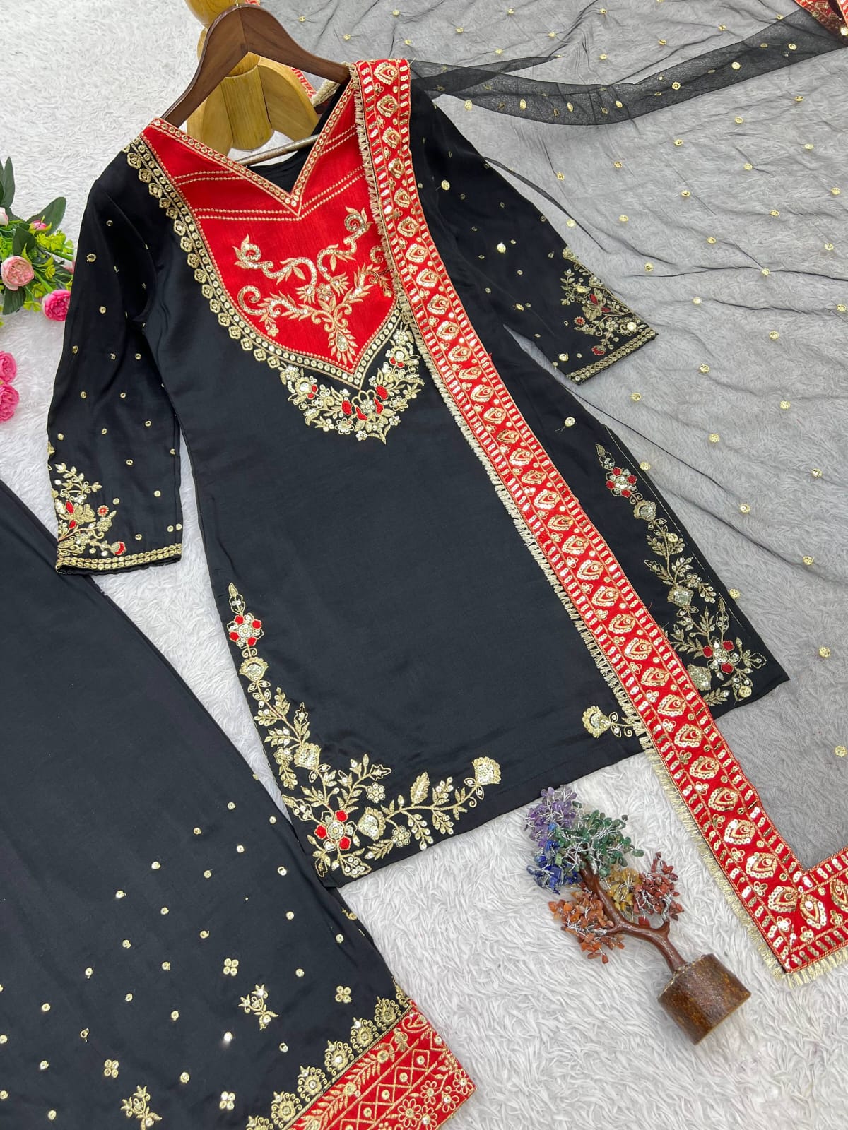 Crimson Noir Signature Modest Co-Ord Set