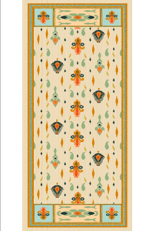 Meadow Muse Farshi Luxe Modest Co-Ord Set With Scarf