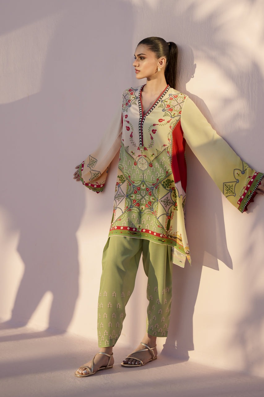 Median Crepe modest outfit