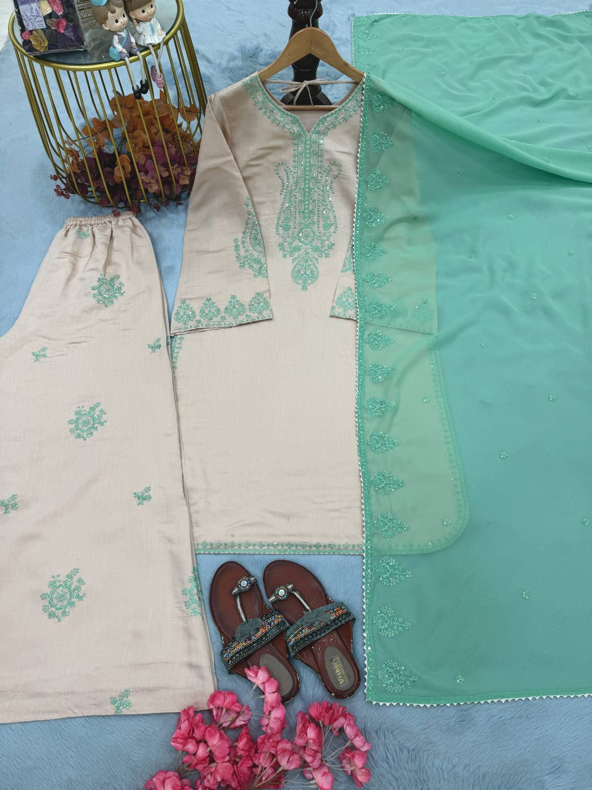 Meher Mint Grace Atelier Modest Co-Ord Set