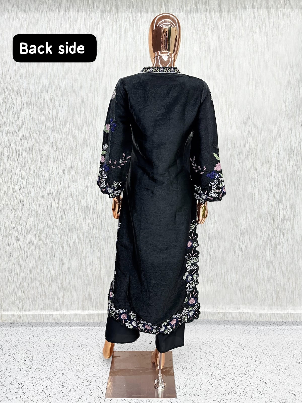 Midnight Bloom Atelier Modest Co-Ord Set with Dupatta