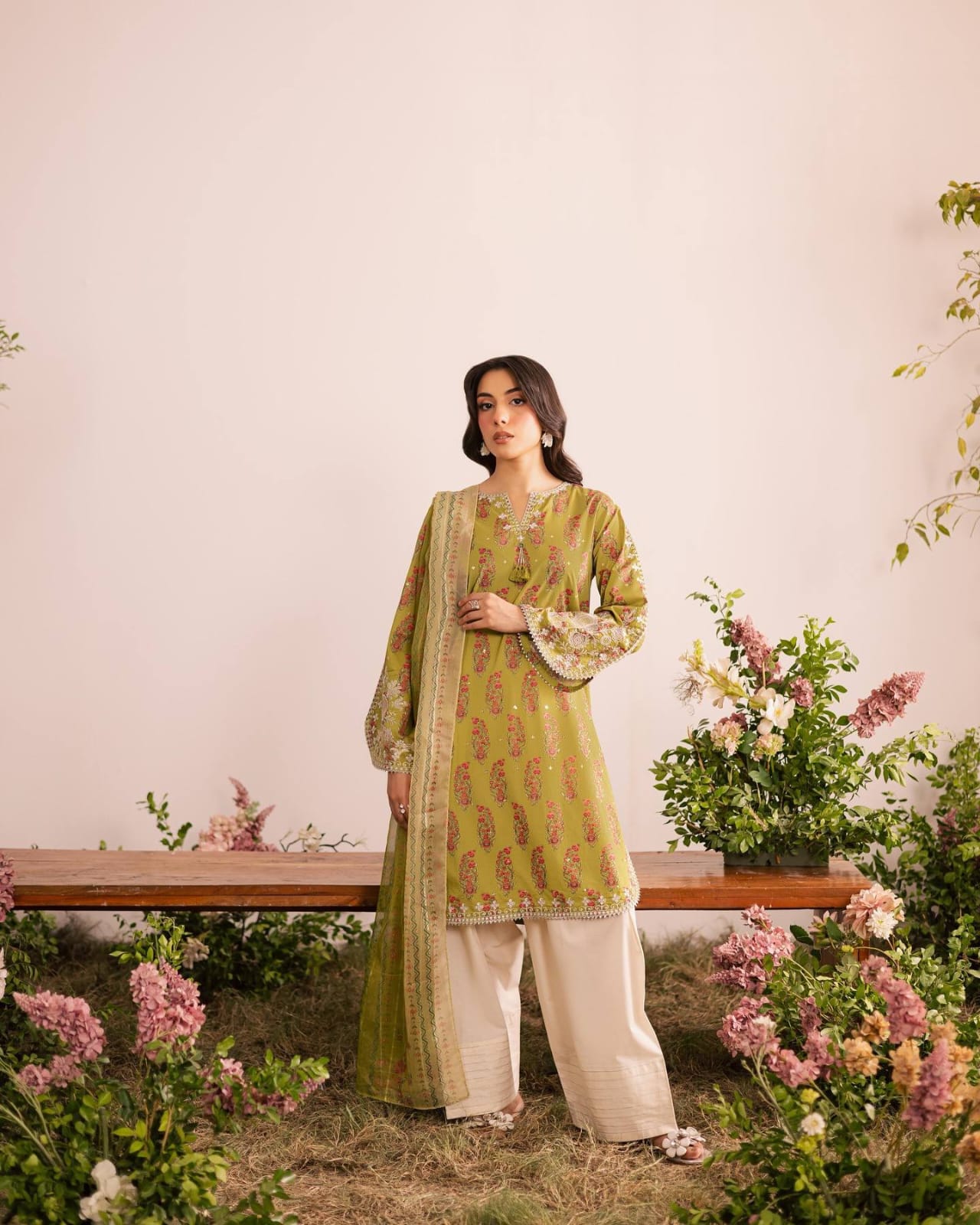 French crepe modest outfit
