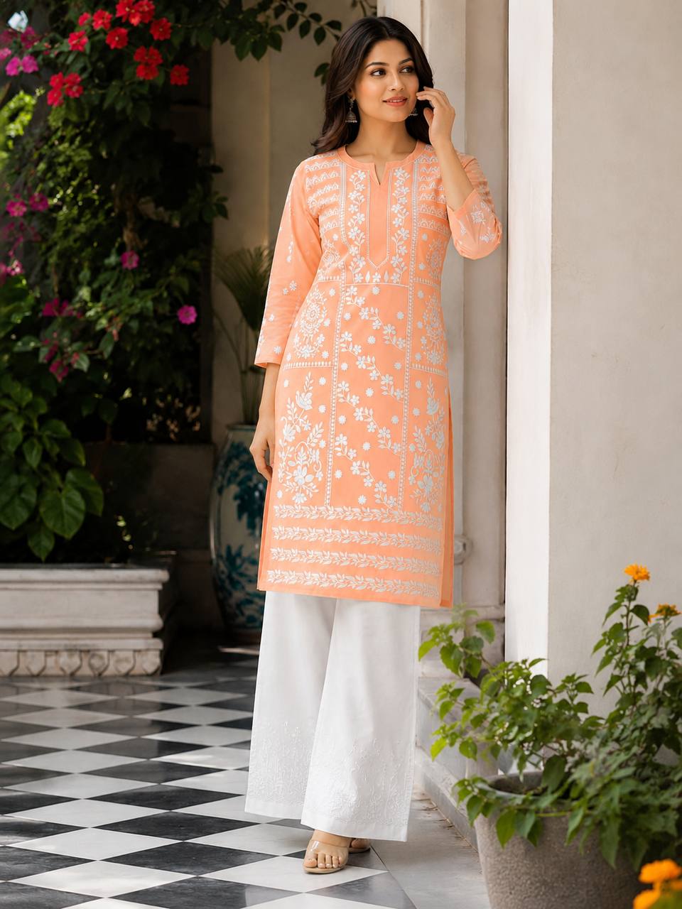 everyday embroidered modest wear women