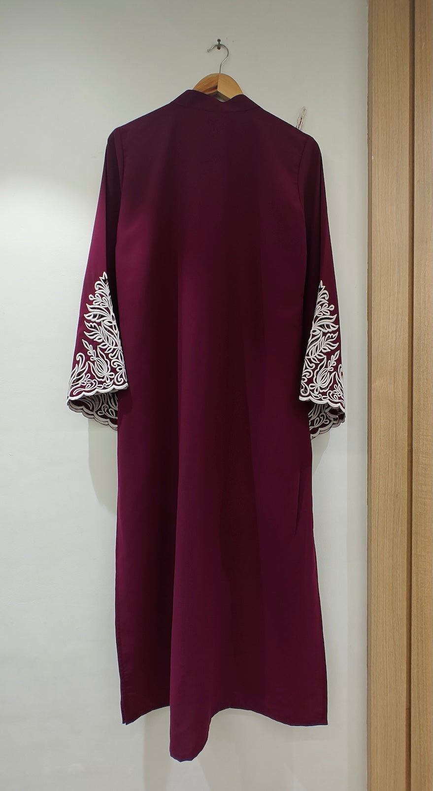 Burgundy Royale Grace Embroidered Signature Modest Co-Ord Set