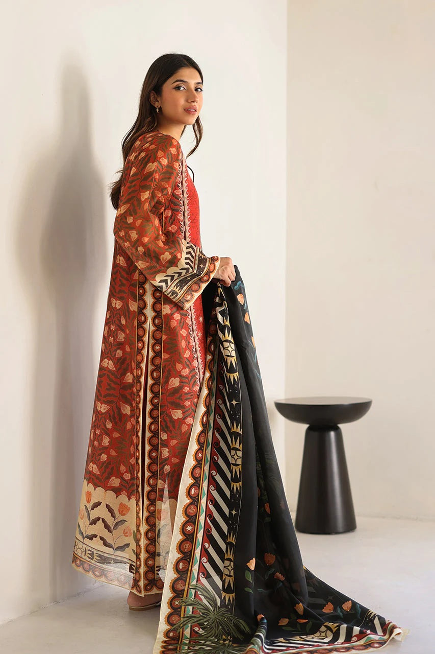 elegant rust modest occasion wear