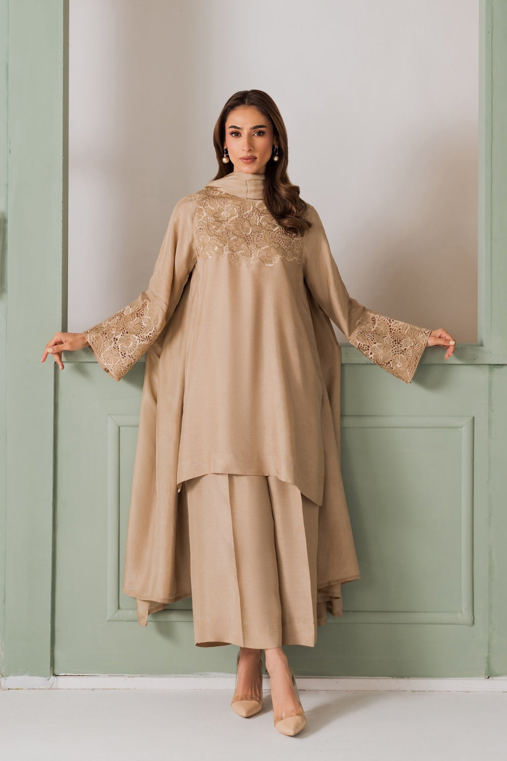 Misty Pearl Atelier modest co ord set