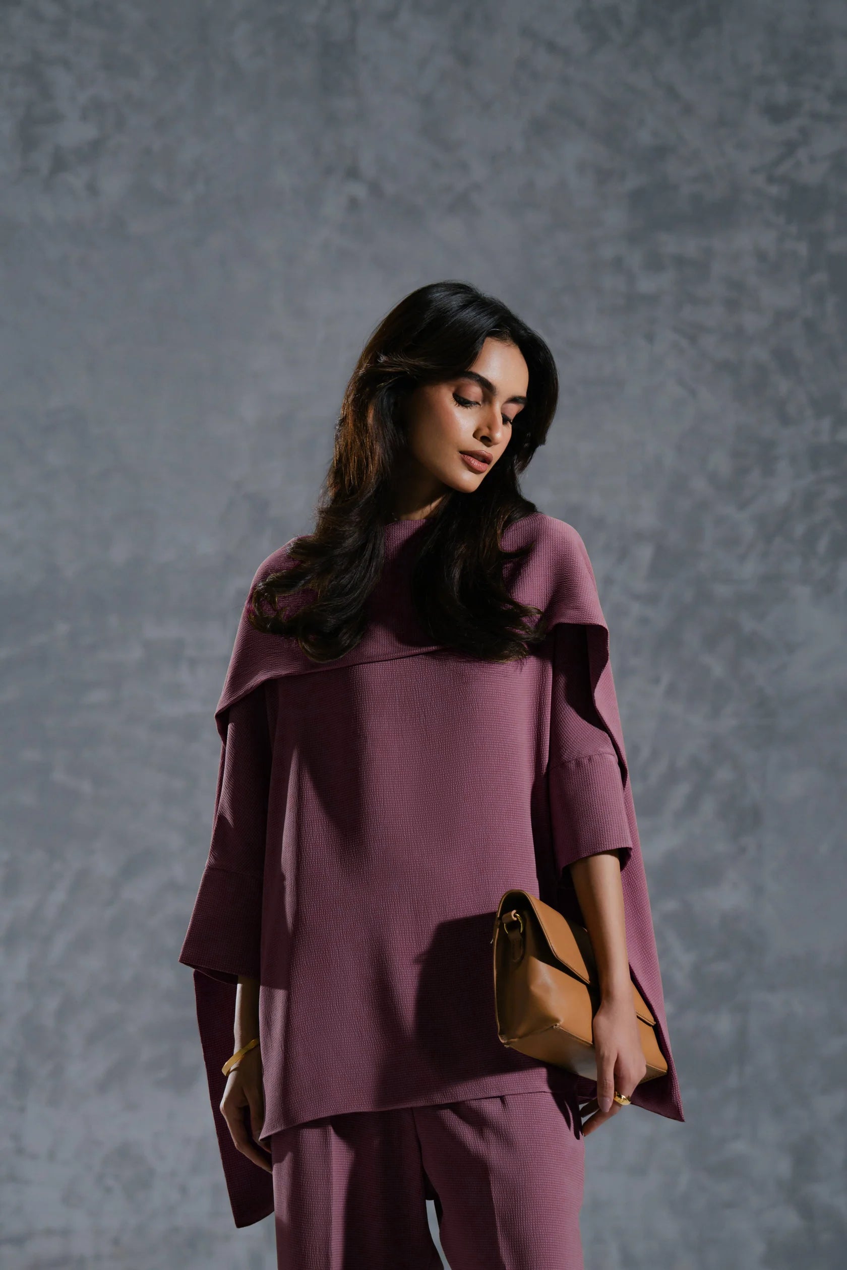 Salmon Diamond Élan Modest Co-Ord Set