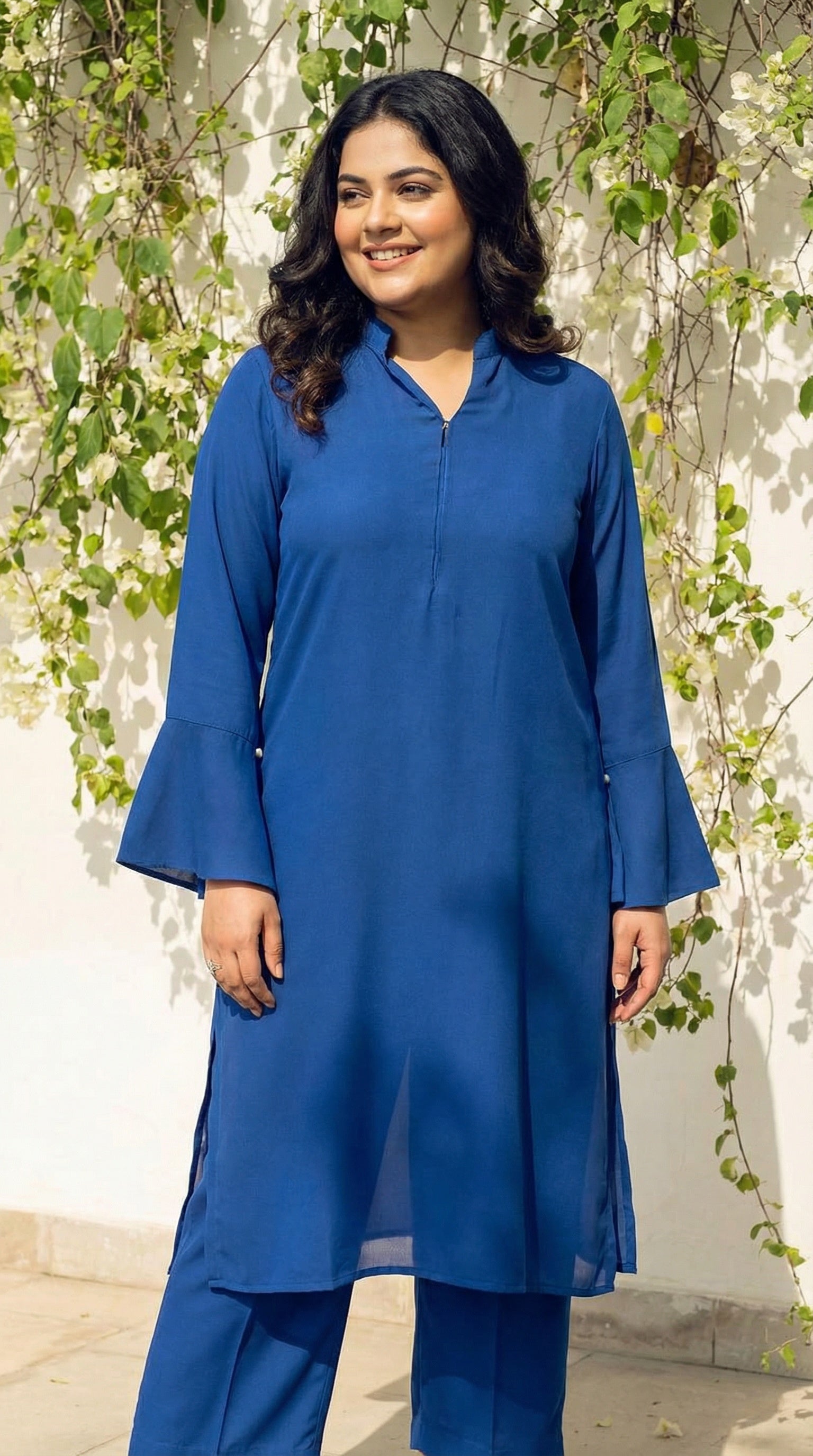 Sapphire Élan Italian Crepe Modest Co-Ord Set