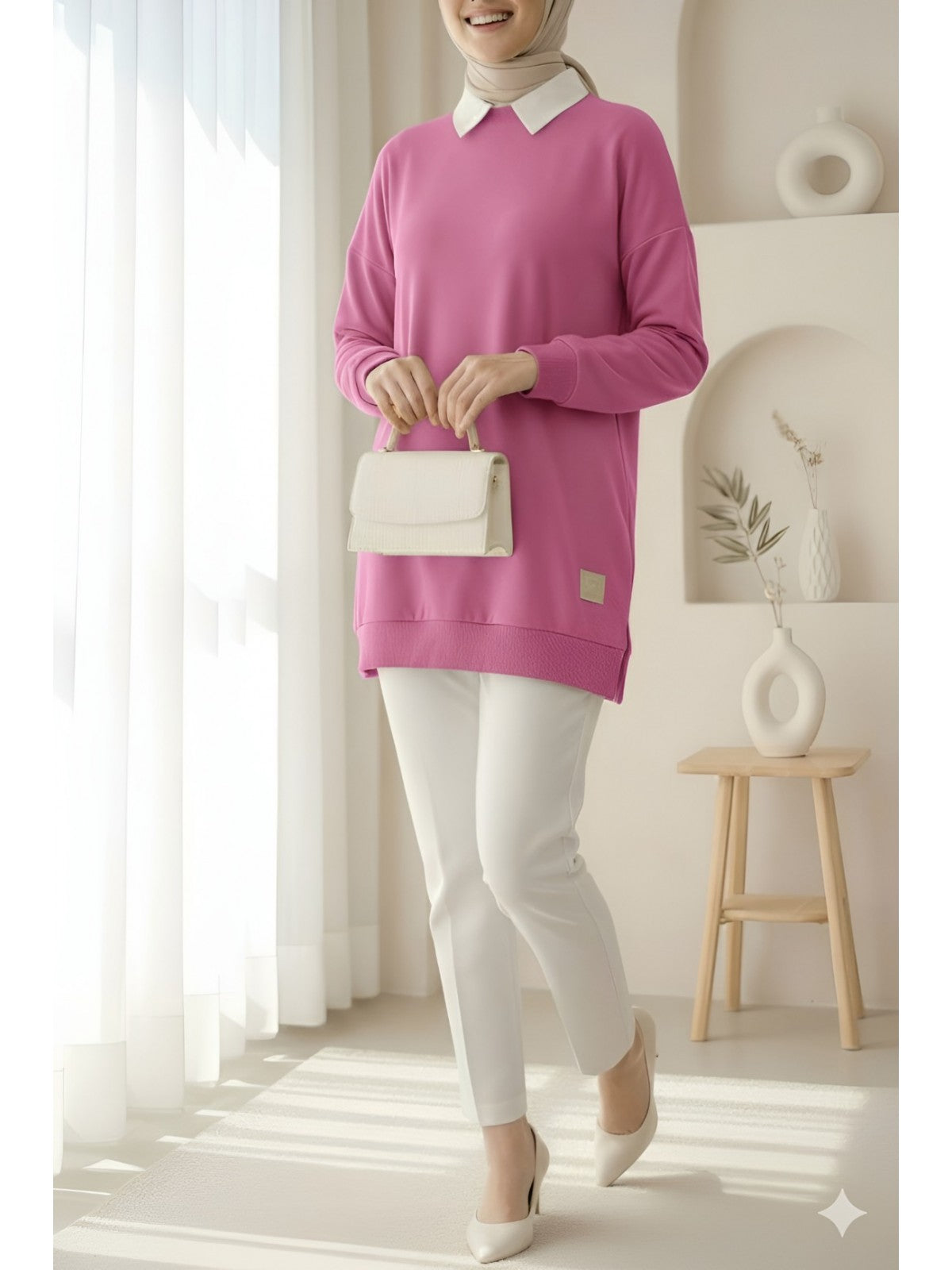premium modest tunic for travel and daily wear