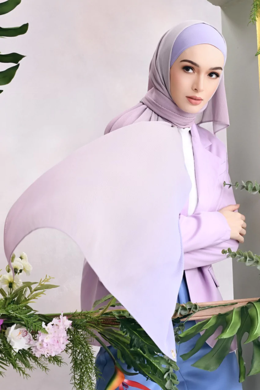 flowy chiffon headscarf premium finish