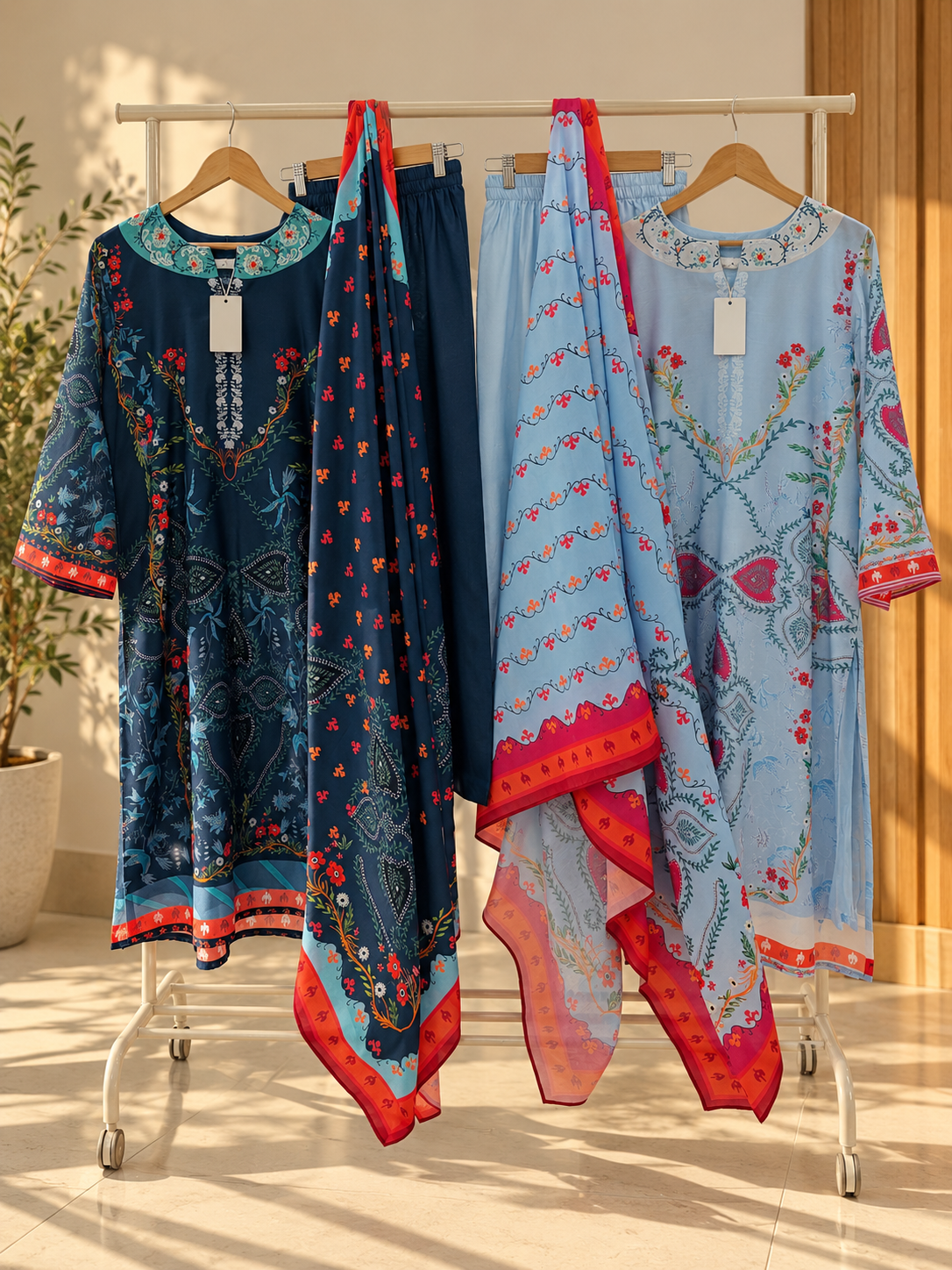 Sienna Vale Atelier Modest Co-Ord Set with Scarf