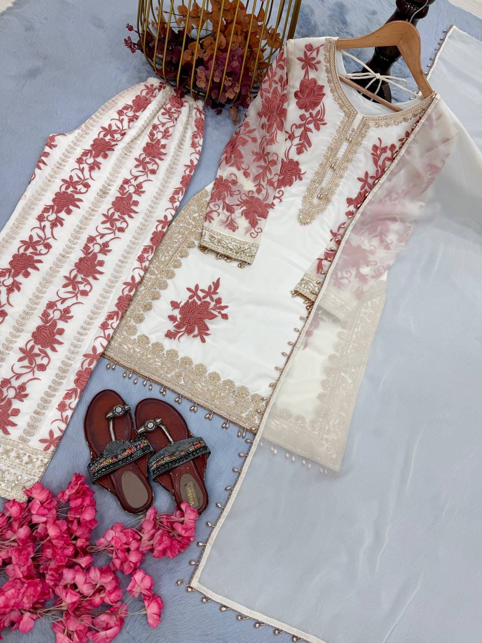 Zareen Pearl Luxe Atelier Modest Co-Ord Set