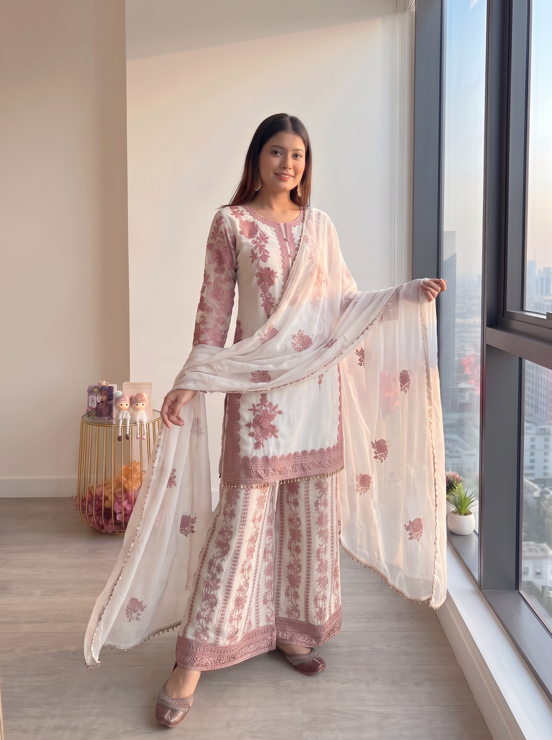 Zareen Pearl Luxe Atelier Modest Co-Ord Set