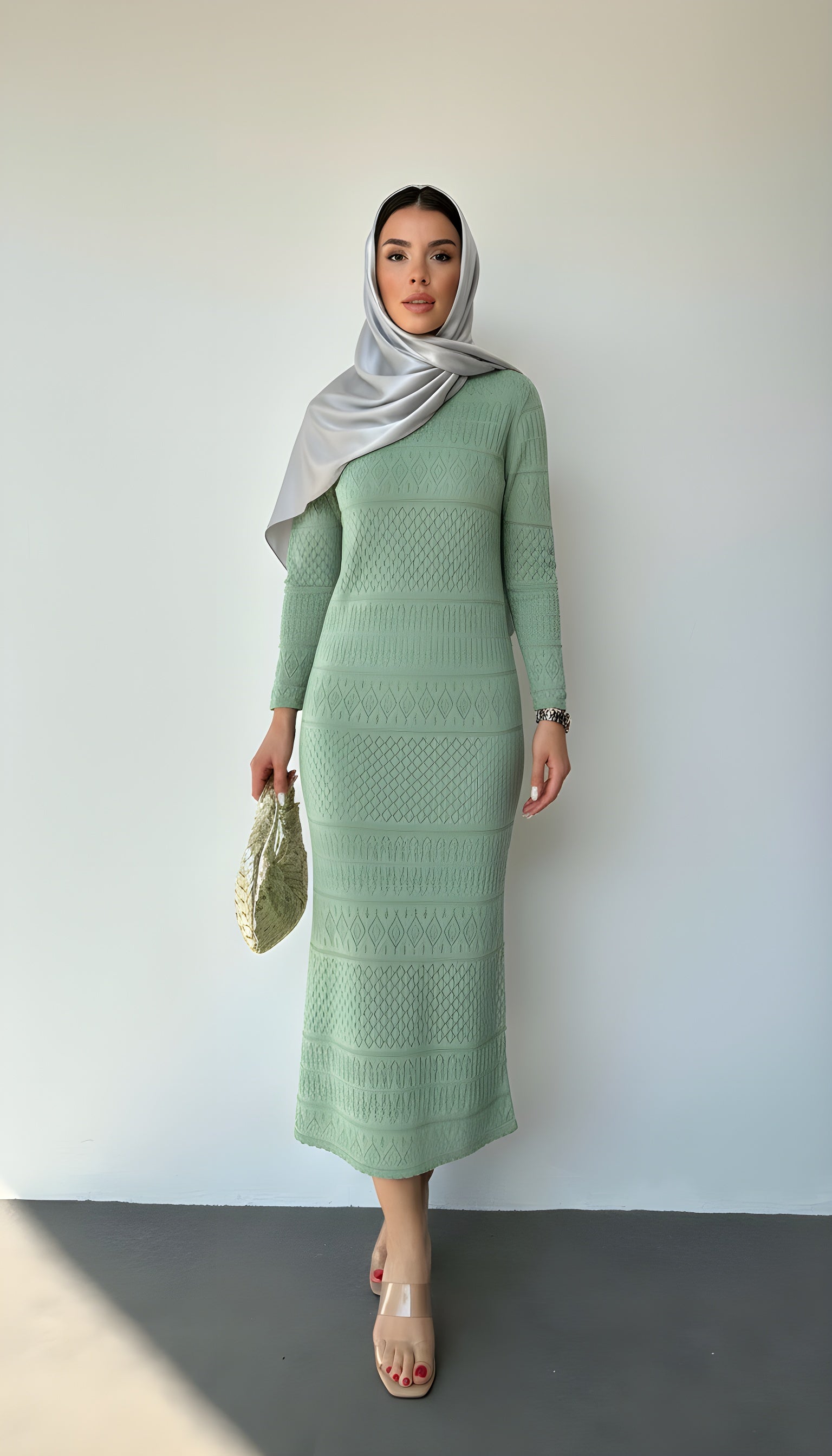Sage Grace Modest Knit Dress
