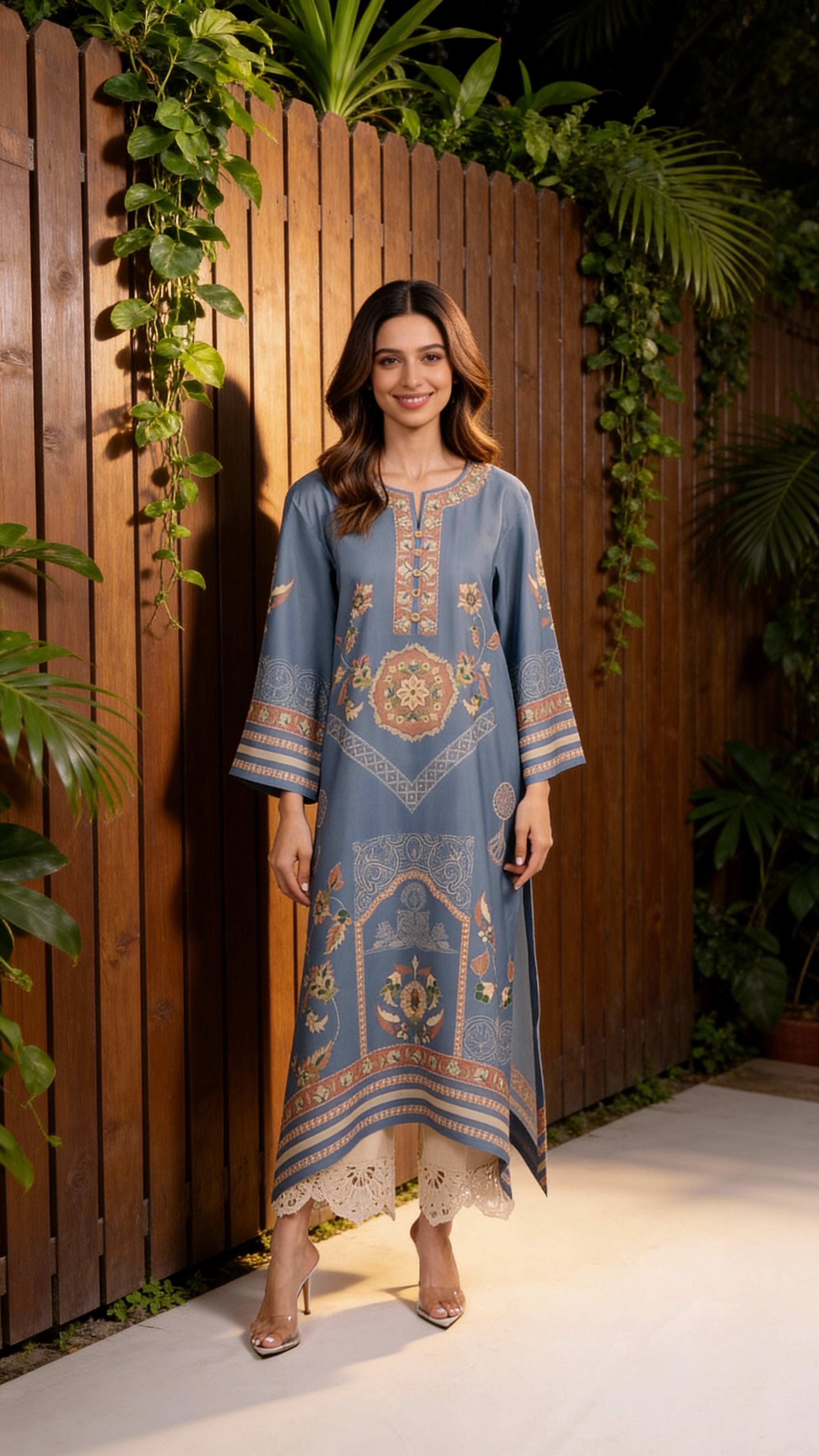 premium printed modest co ord haya and kalos