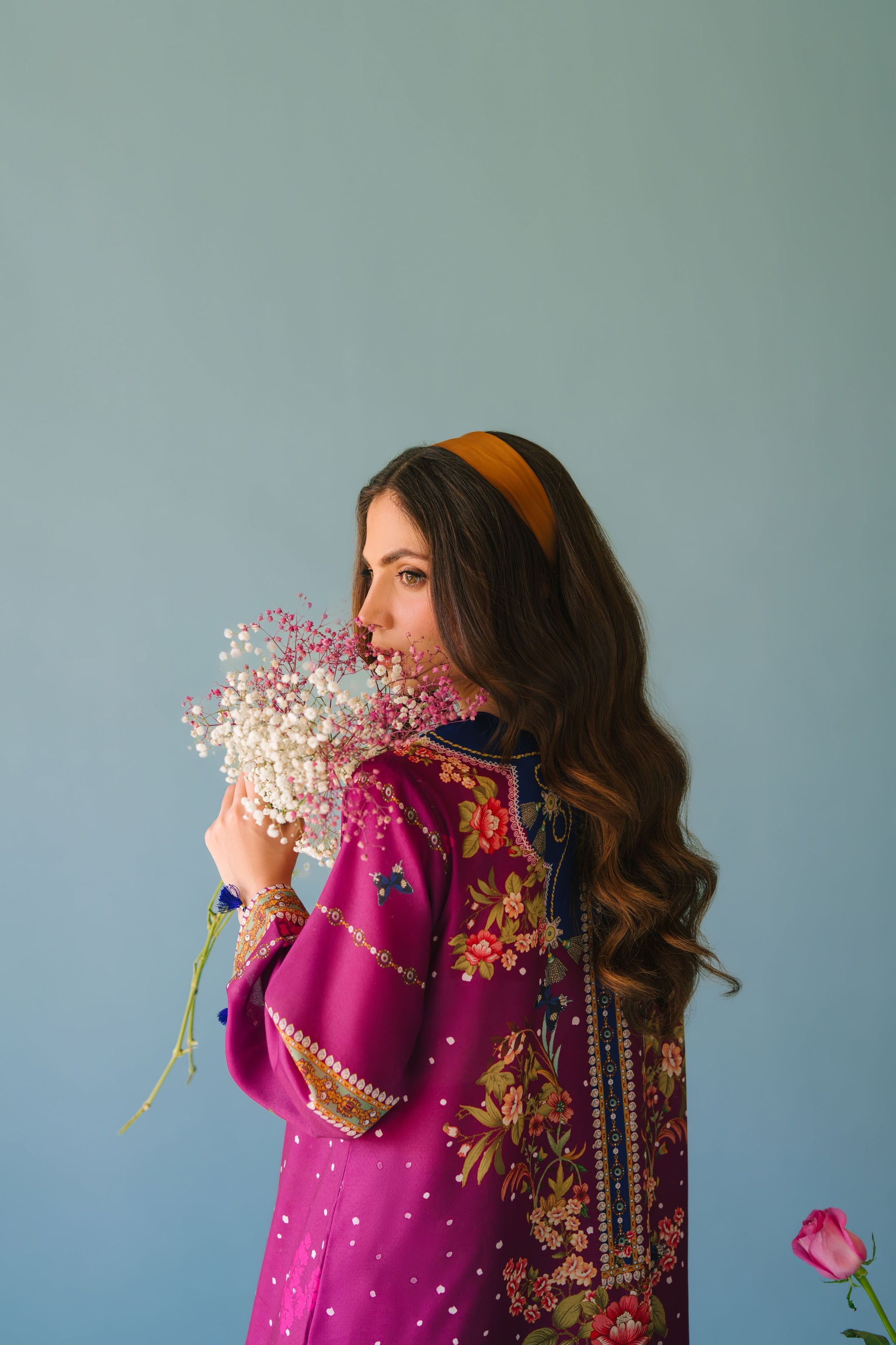 Magenta Bloom Modest Co-Ord Set