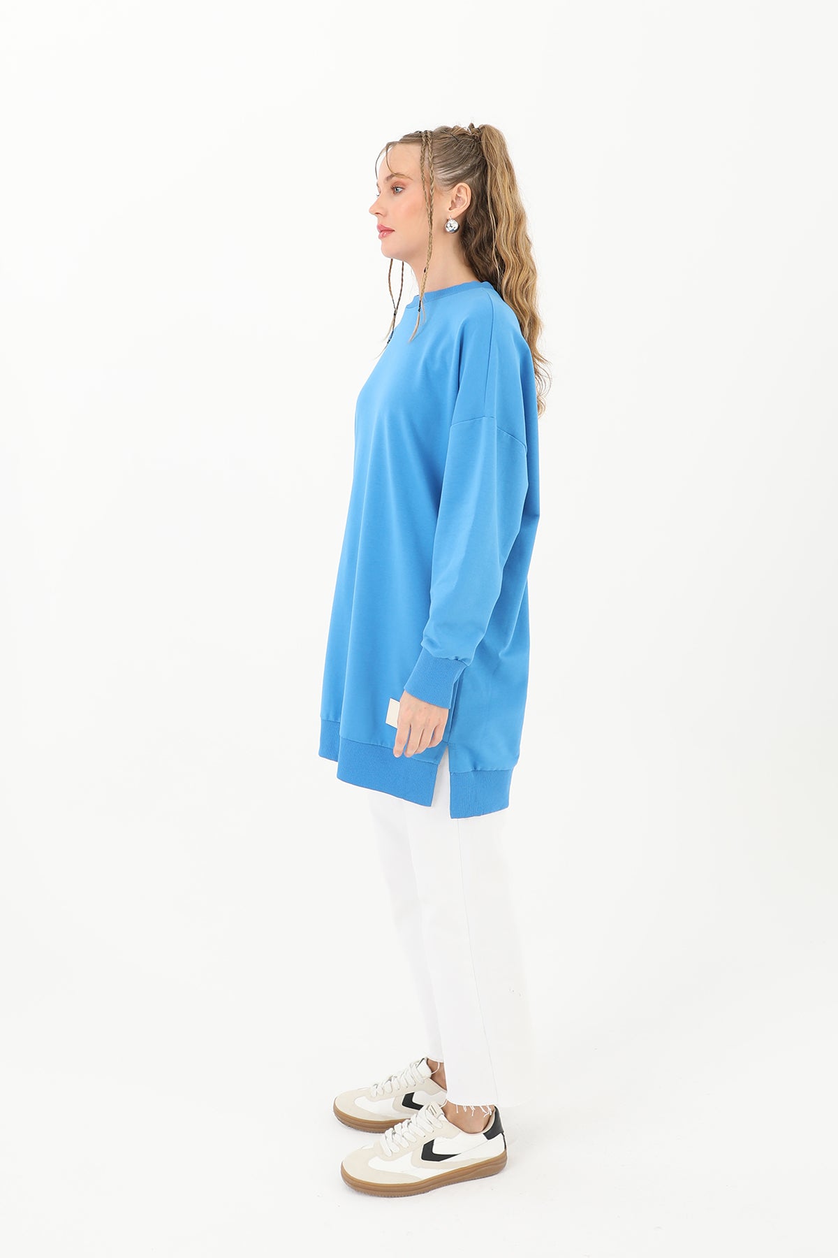 Sky Ease Modest Oversized Casual Tunic